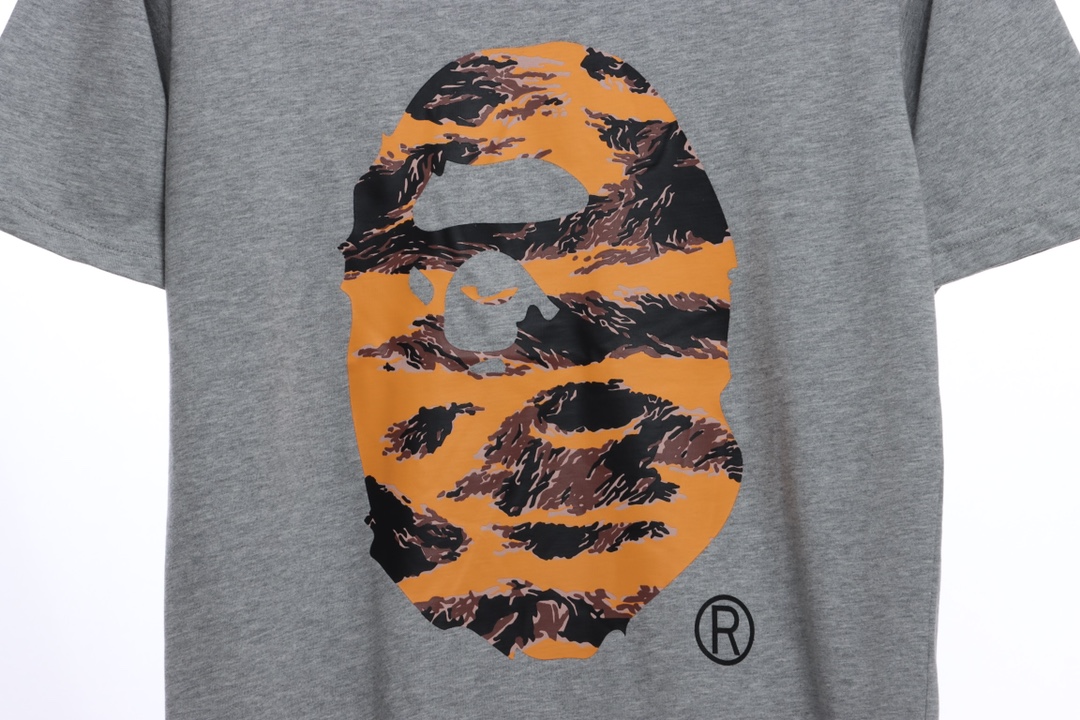 BAPE ape head mountain peak printing short sleeves