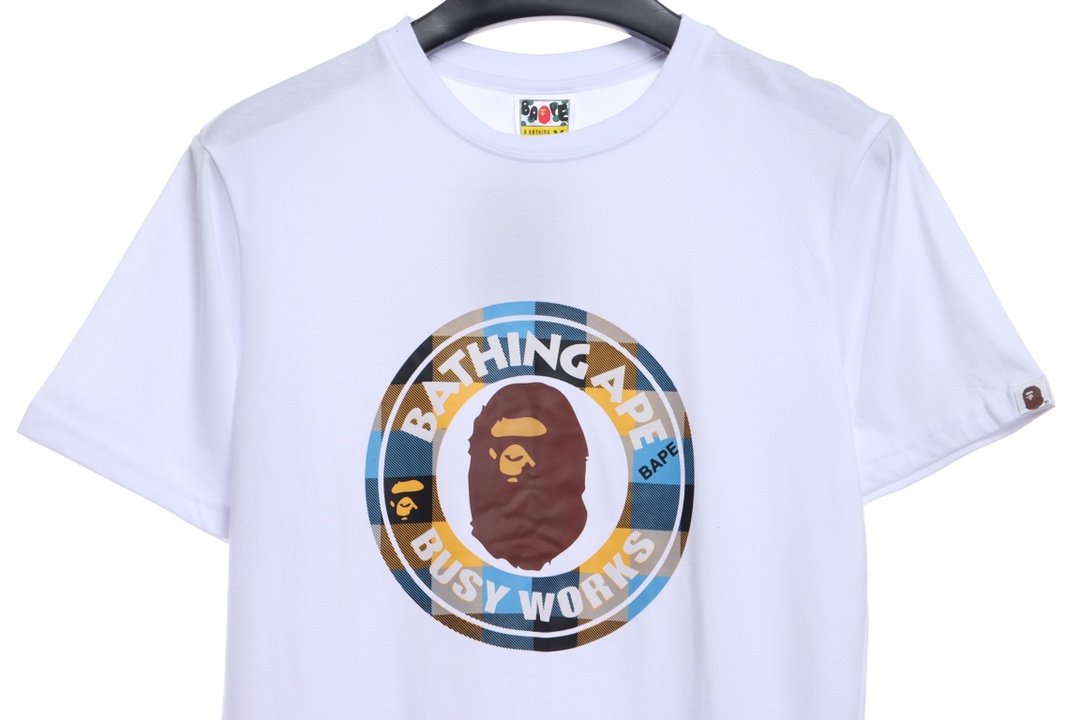 BAPE ape head seal printing short sleeves