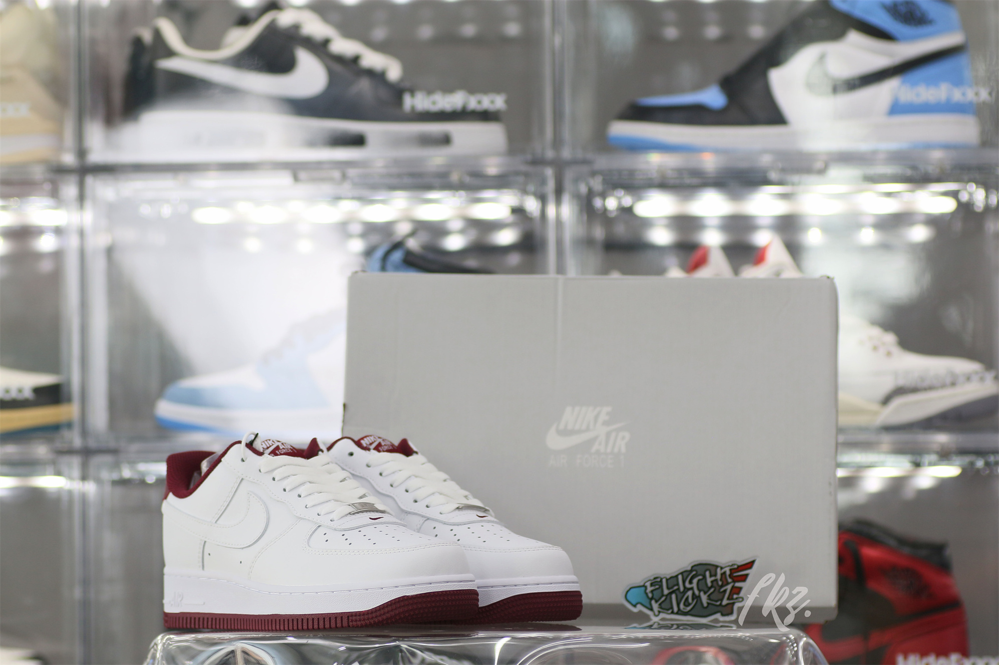 Nike Air Force 1 Low ’07 White Dark Beetroot