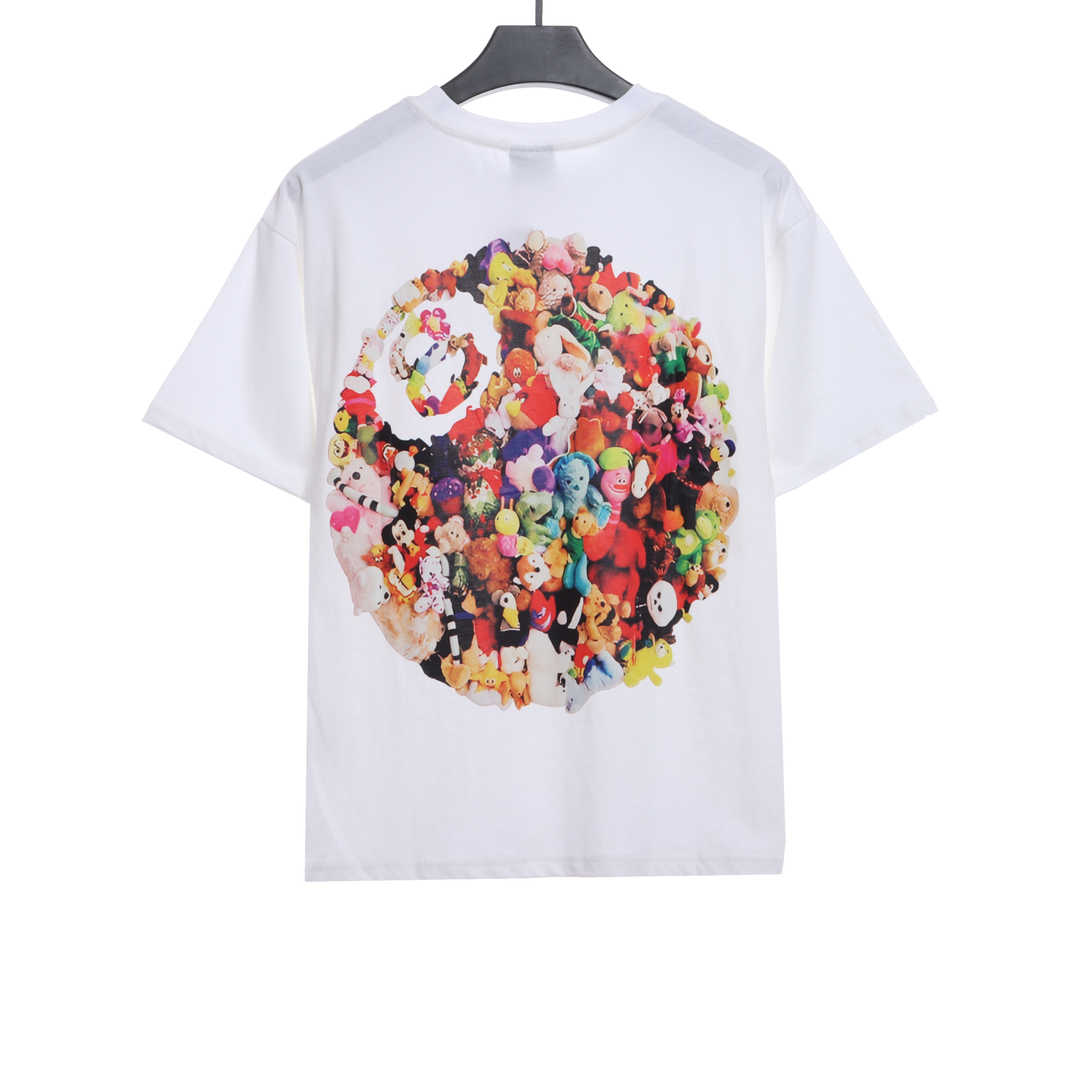 Stussy Colored Graffiti Doll Short Sleeve T-Shirt
