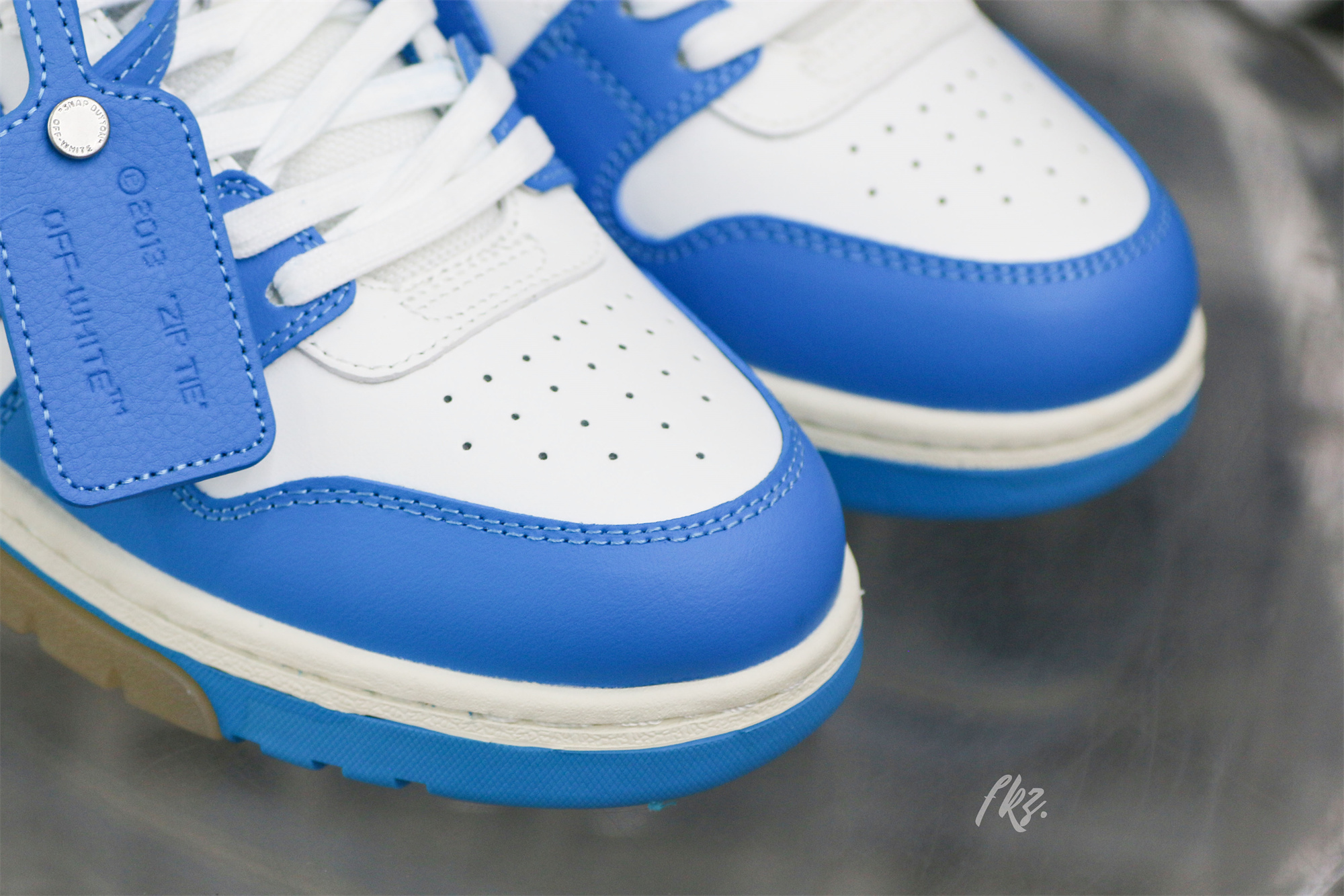 Off-White University Blue ‘Out Of Office’ Sneakers