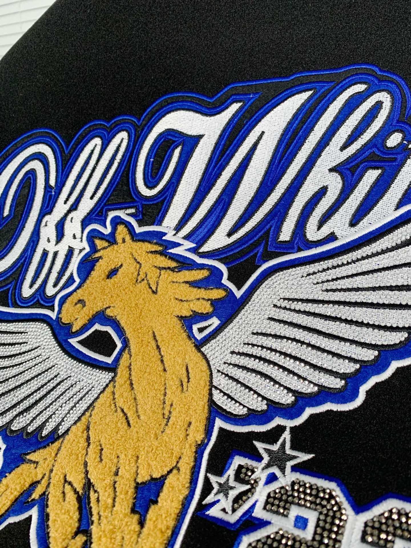 Off white Ow Black/ivory bomber jacket