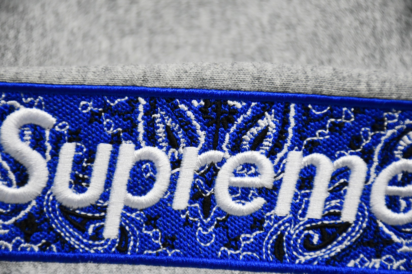Suprem3 FW19 Week 16 Bandana Box Logo Hooded Sweatshirt