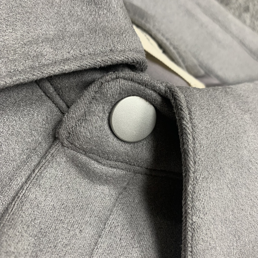 Fear of God F0G Heavyweight and Superb Black Suede Shirt Jacket