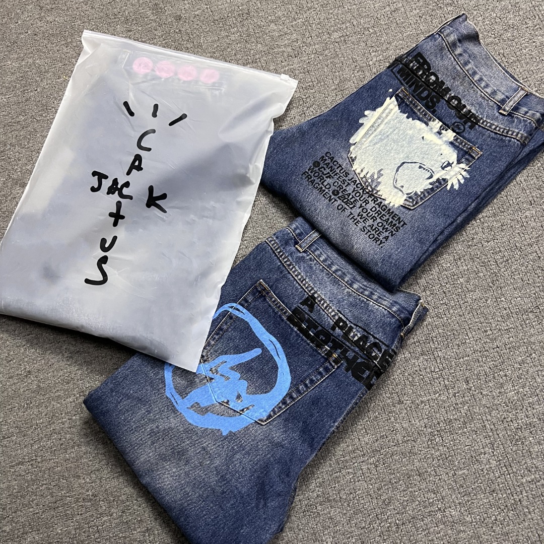 Travis Scott CACTUS JACK × Fragment Design Pants