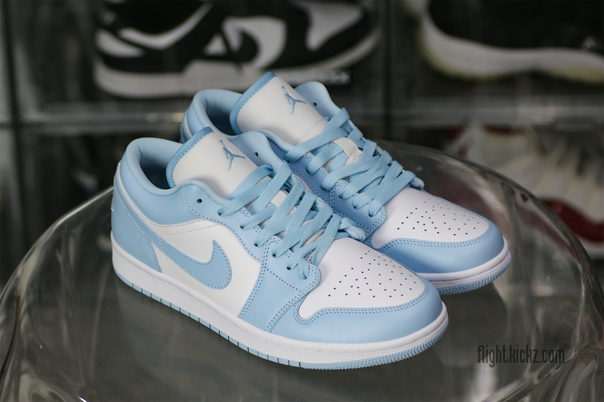 Air Jordan 1 Retro Low White Ice Blue