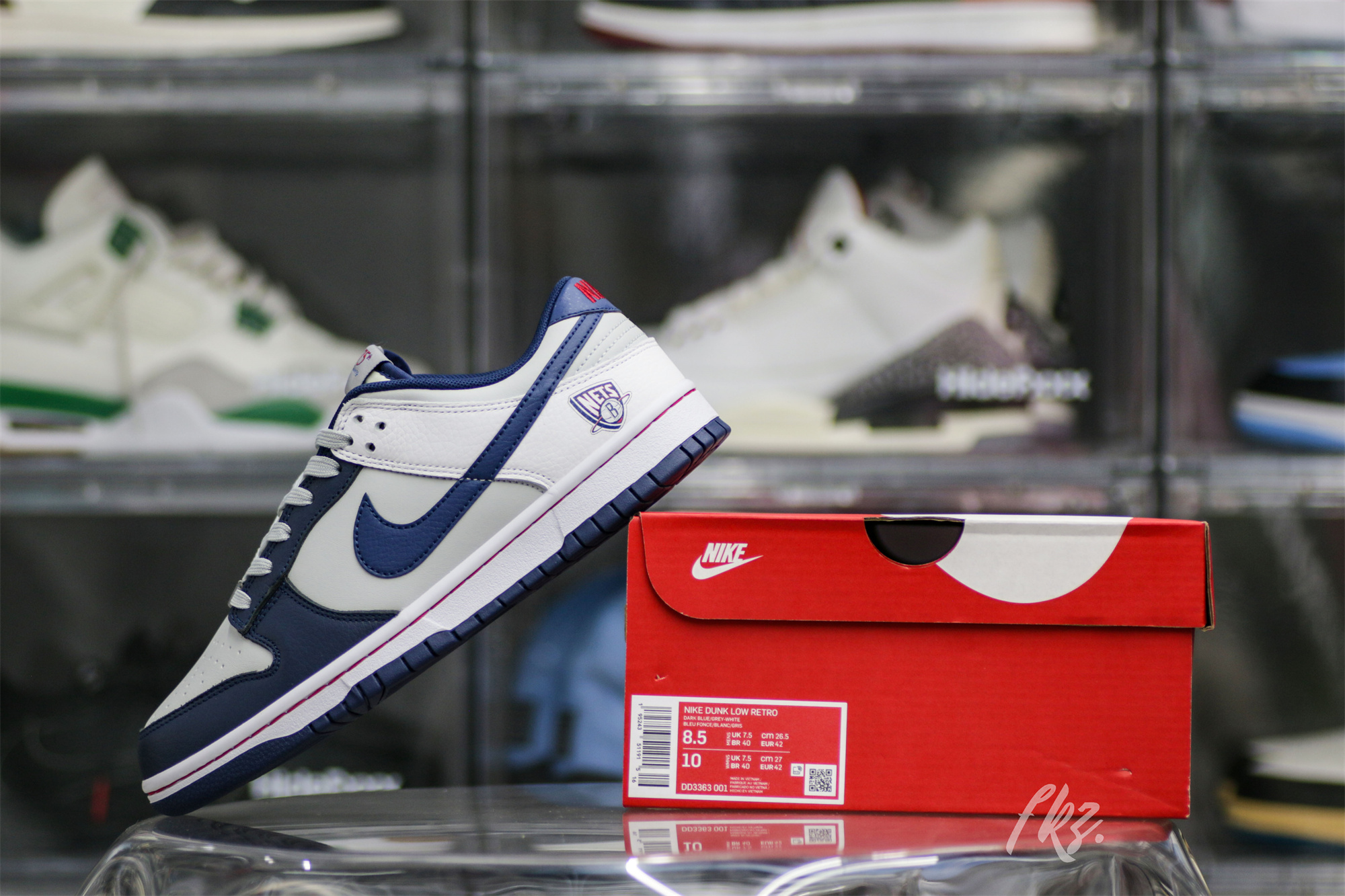 Nike Dunk Low EMB NBA 75th Anniversary Brooklyn Nets