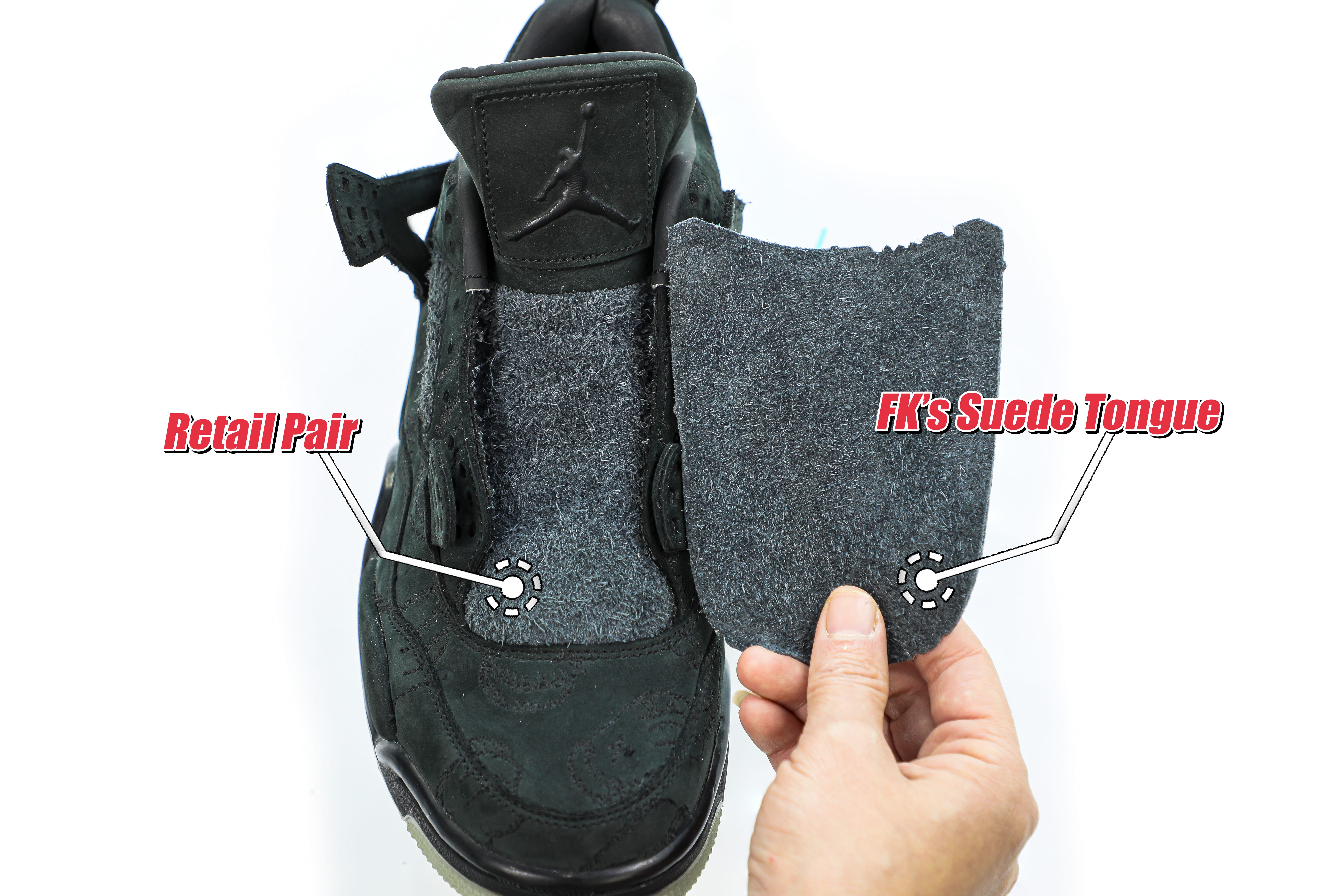 Kaws X Air Jordan 4 Retro Black 2017( Ln5 A1 Batch)