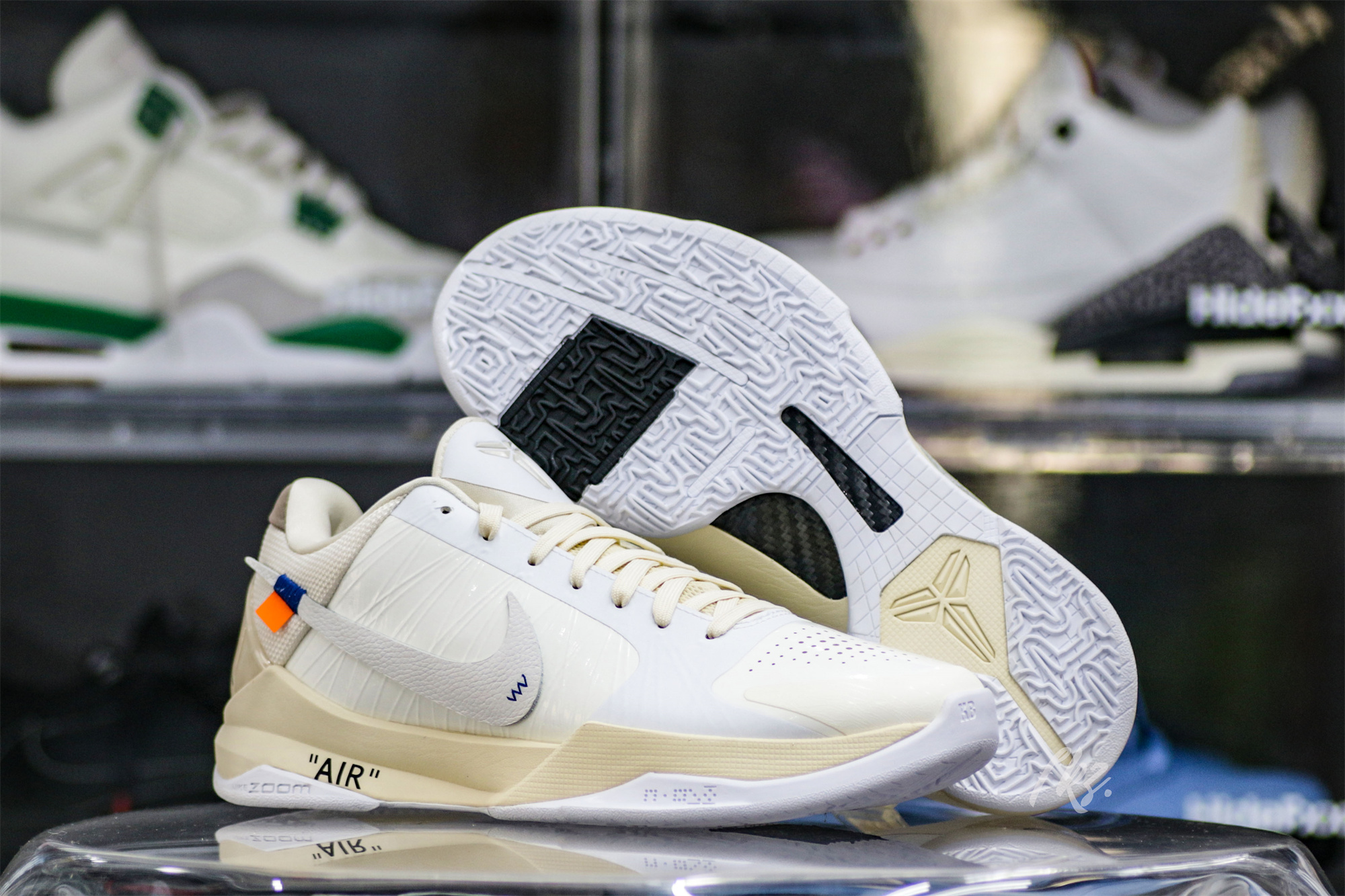 Off White x Nike Zoom Kobe 5 Custom Shoes(A1 Batch)