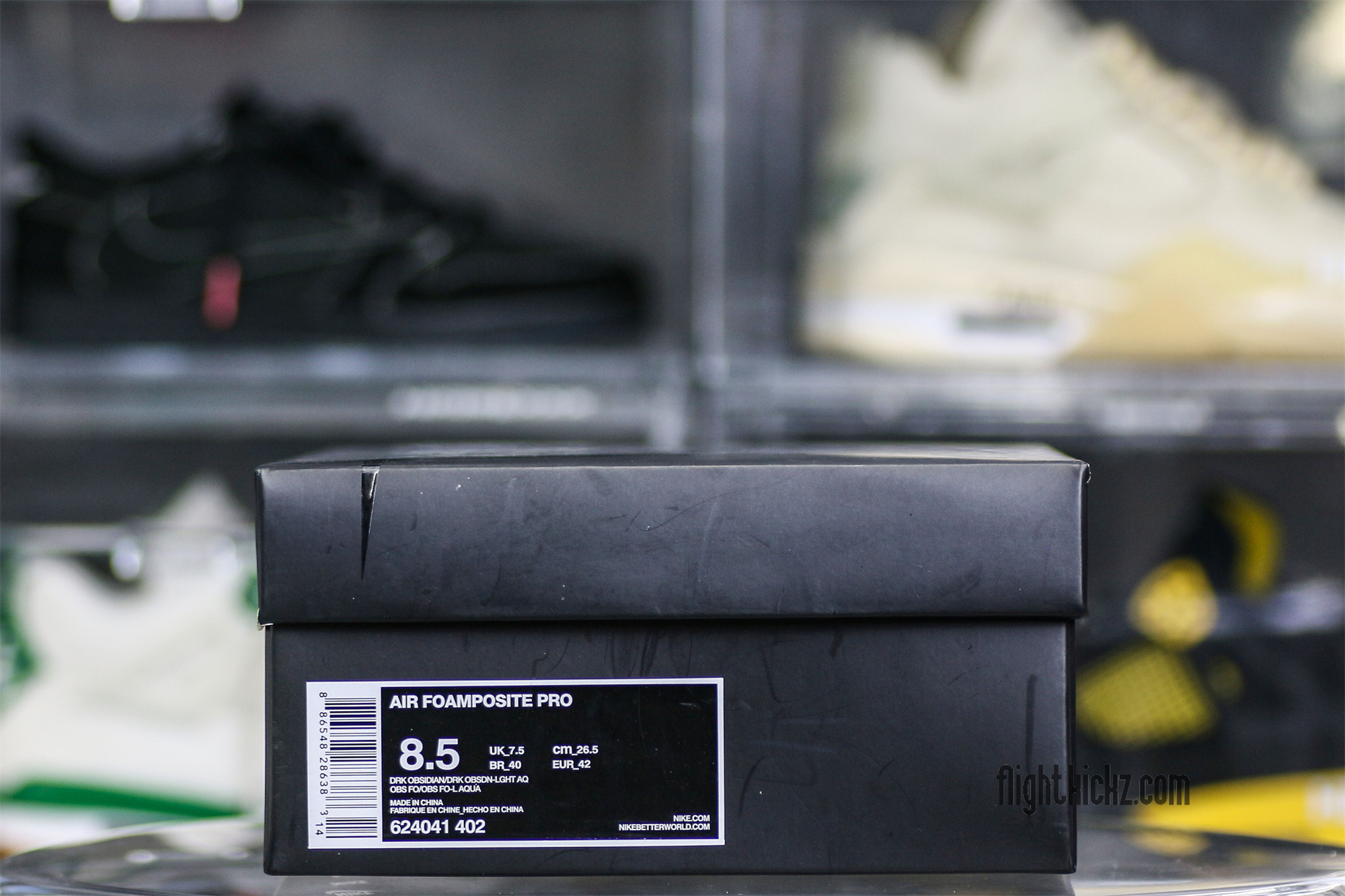 Nike Air Foamposite Pro (Obsidian/Aqua)