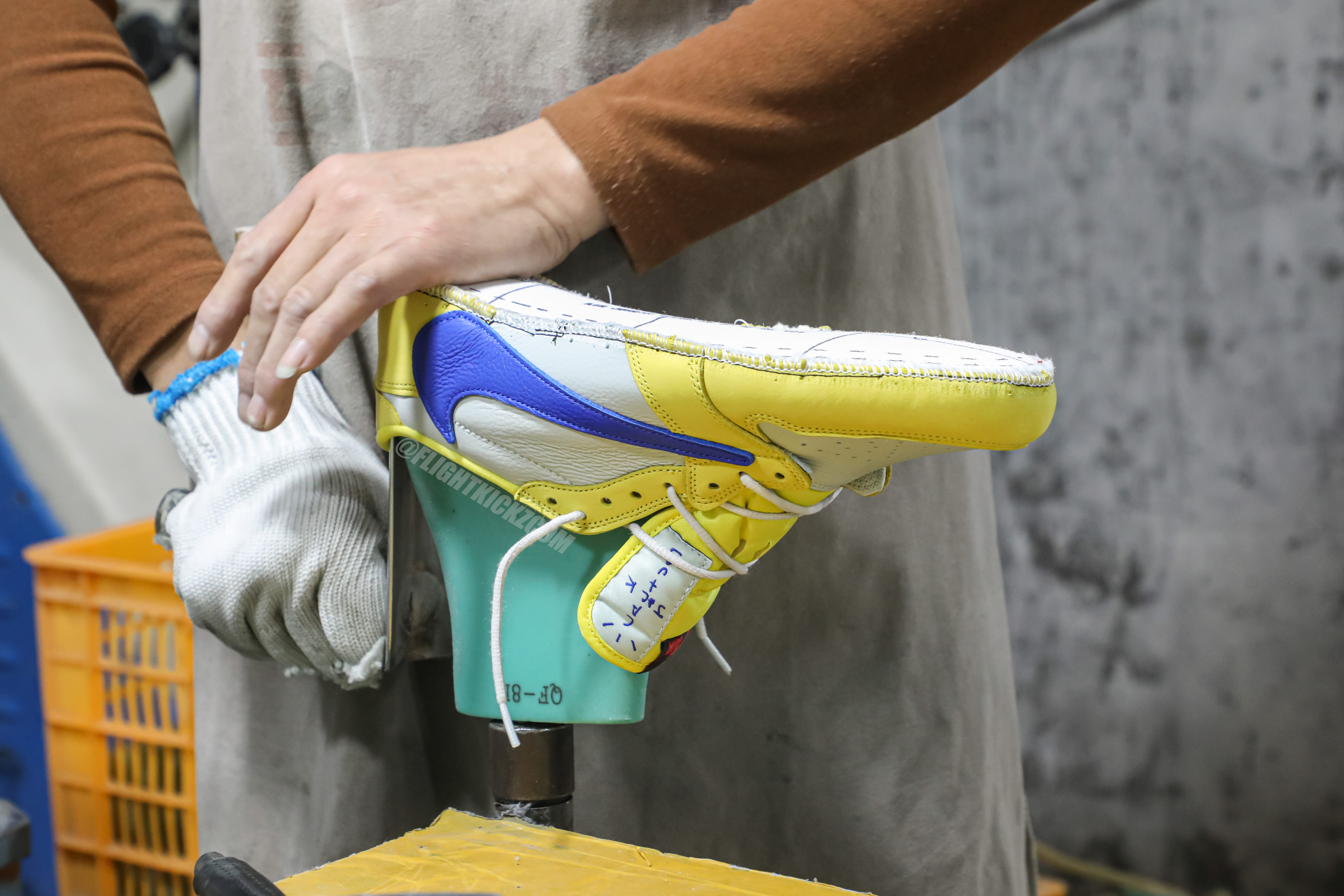 Travis Scott x Air Jordan 1 Retro Low OG SP “Elkins/Canary Yellow” (LN5 A1 batch)