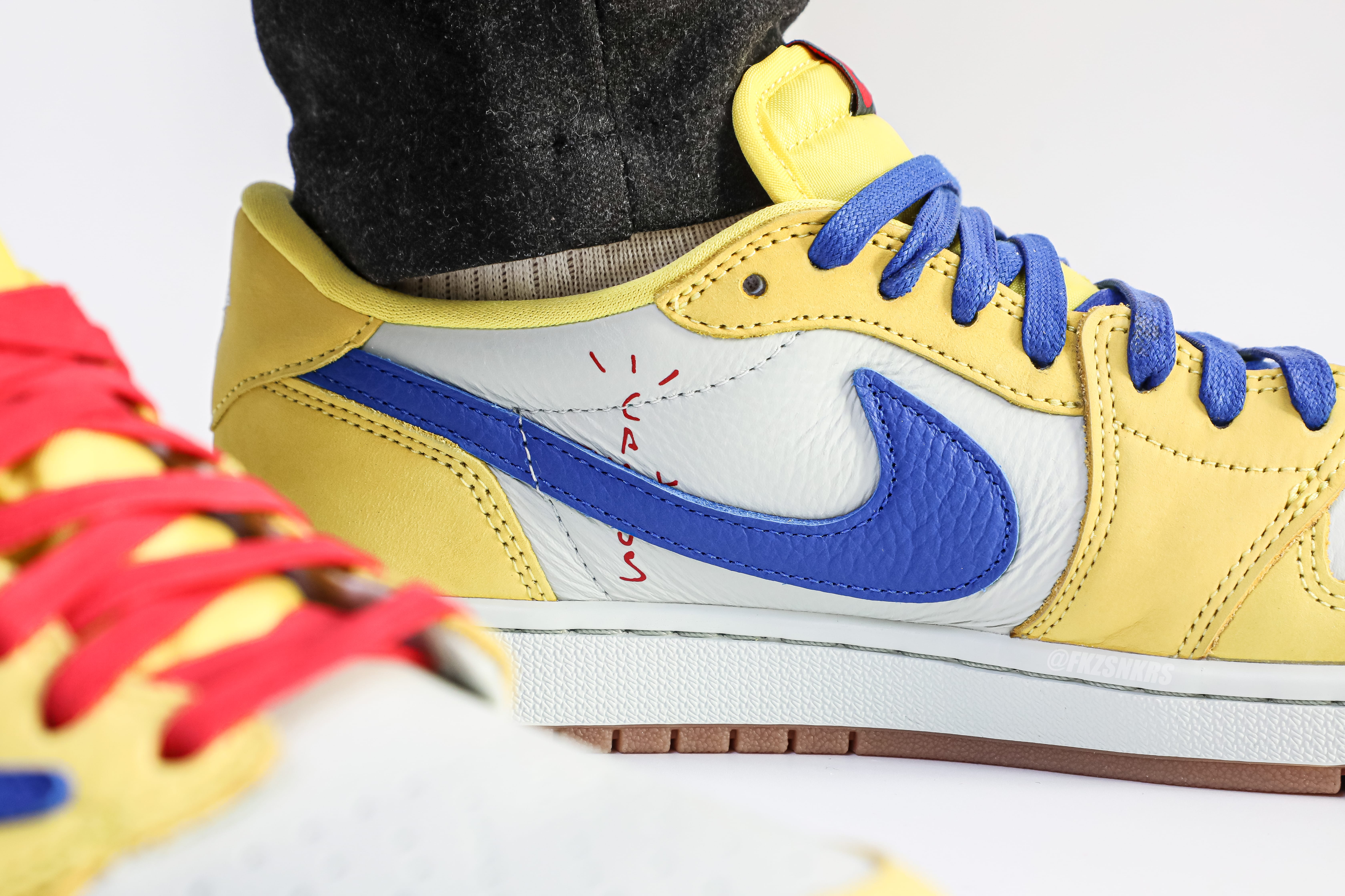 Travis Scott x Air Jordan 1 Retro Low OG SP “Elkins/Canary Yellow” (LN5 A1 batch)