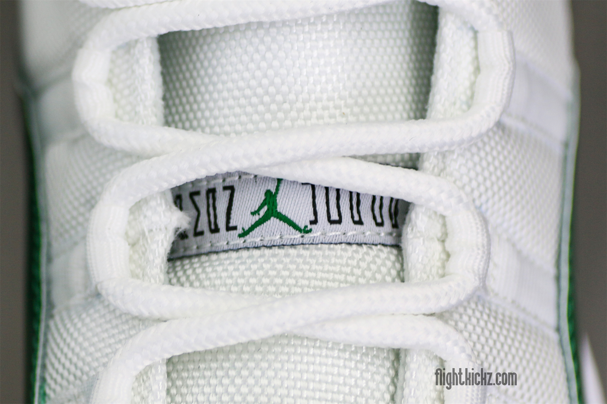 Air Jordan 11 Retro White And Green Oxidized