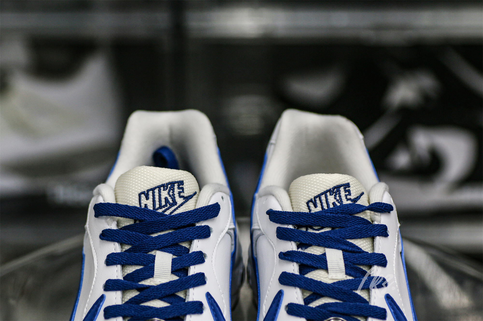 Nike Air Grudge Leather White Blue