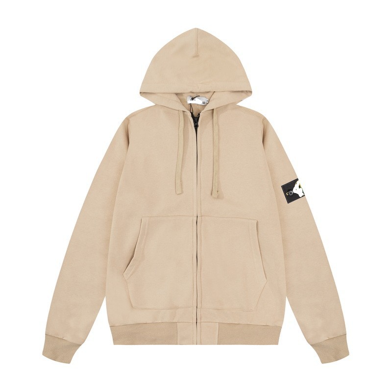 Stone Island Basic Functional Unisex Coat/Jacket with a compass badge