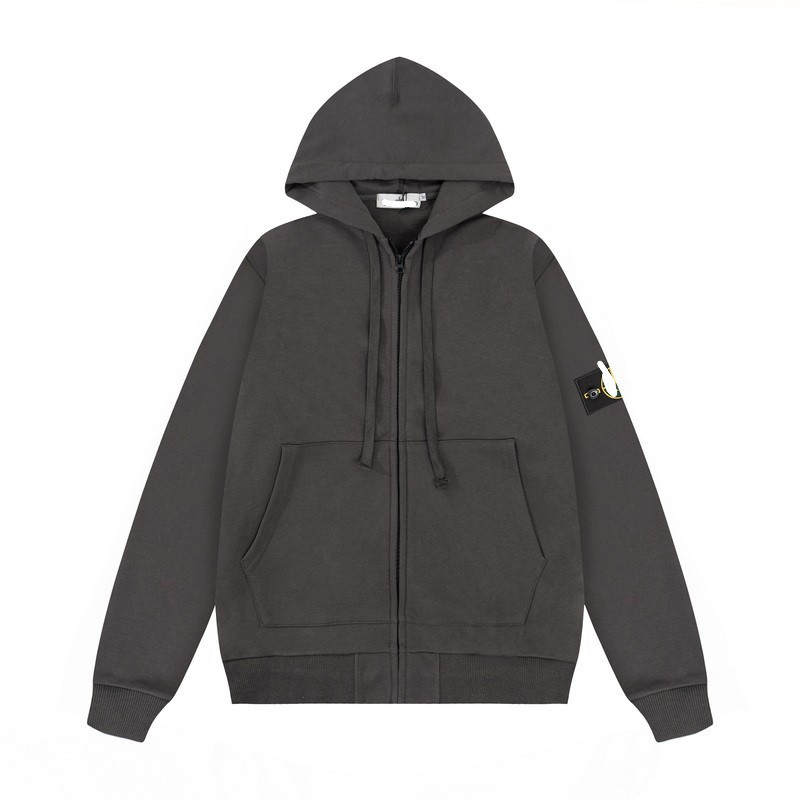 Stone Island Basic Functional Unisex Coat/Jacket with a compass badge