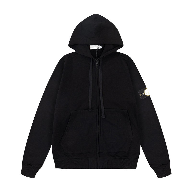 Stone Island Basic Functional Unisex Coat/Jacket with a compass badge