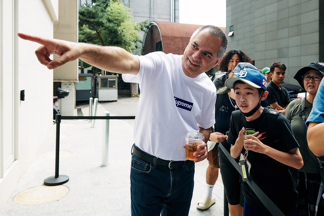 Suprem3 Seoul Box Logo Tee White