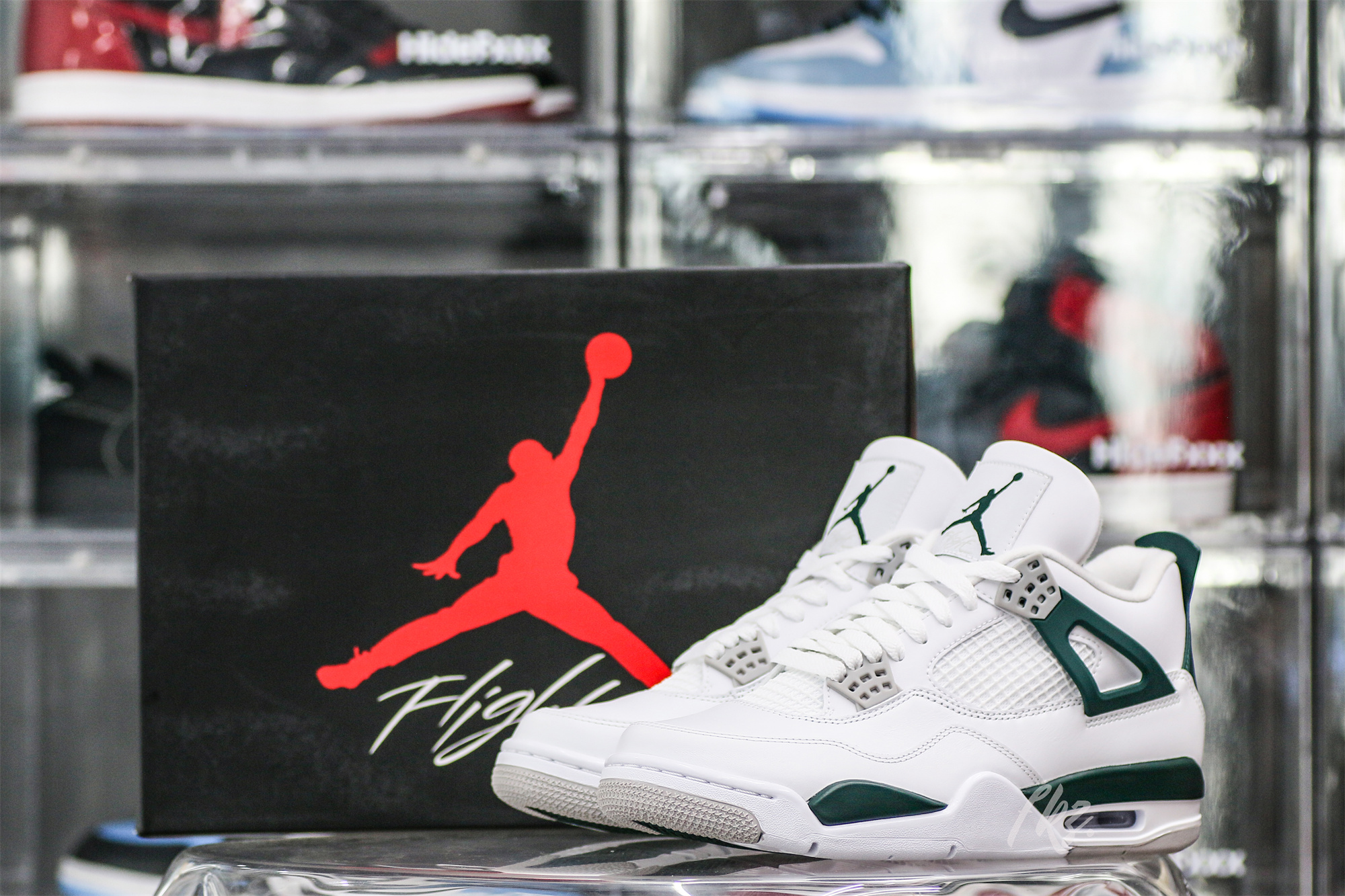 Air Jordan 4 White Oxidized Green Neutral Grey 2024