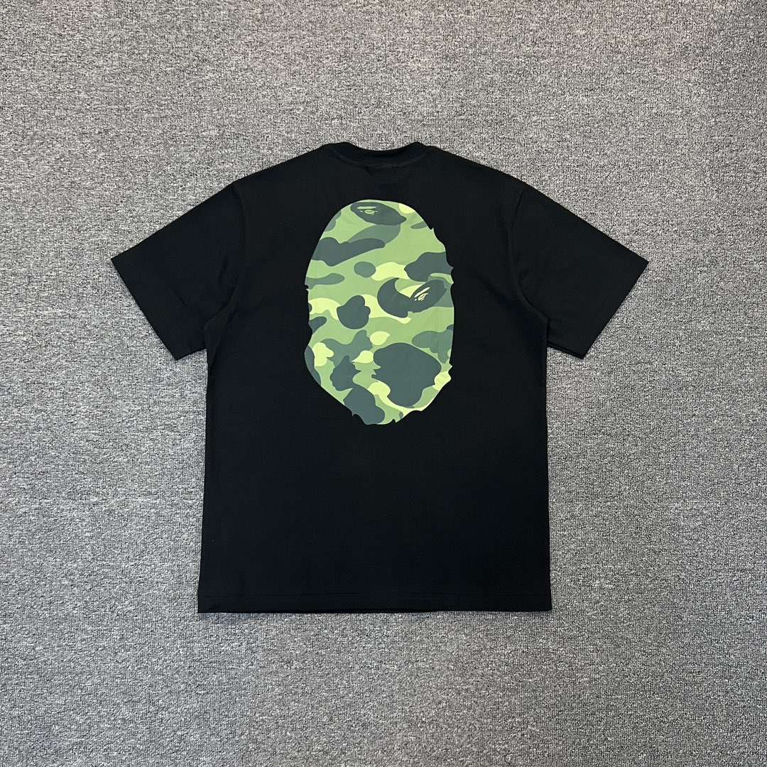 BAPE Green Color Camo By Bathing Tee