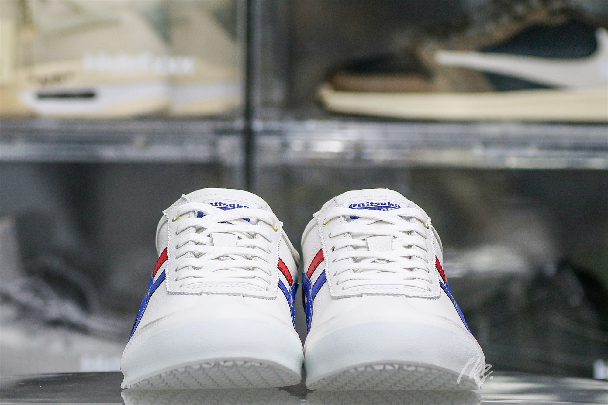 ASICS Mexico 66 White Blue Red Metallic Gold