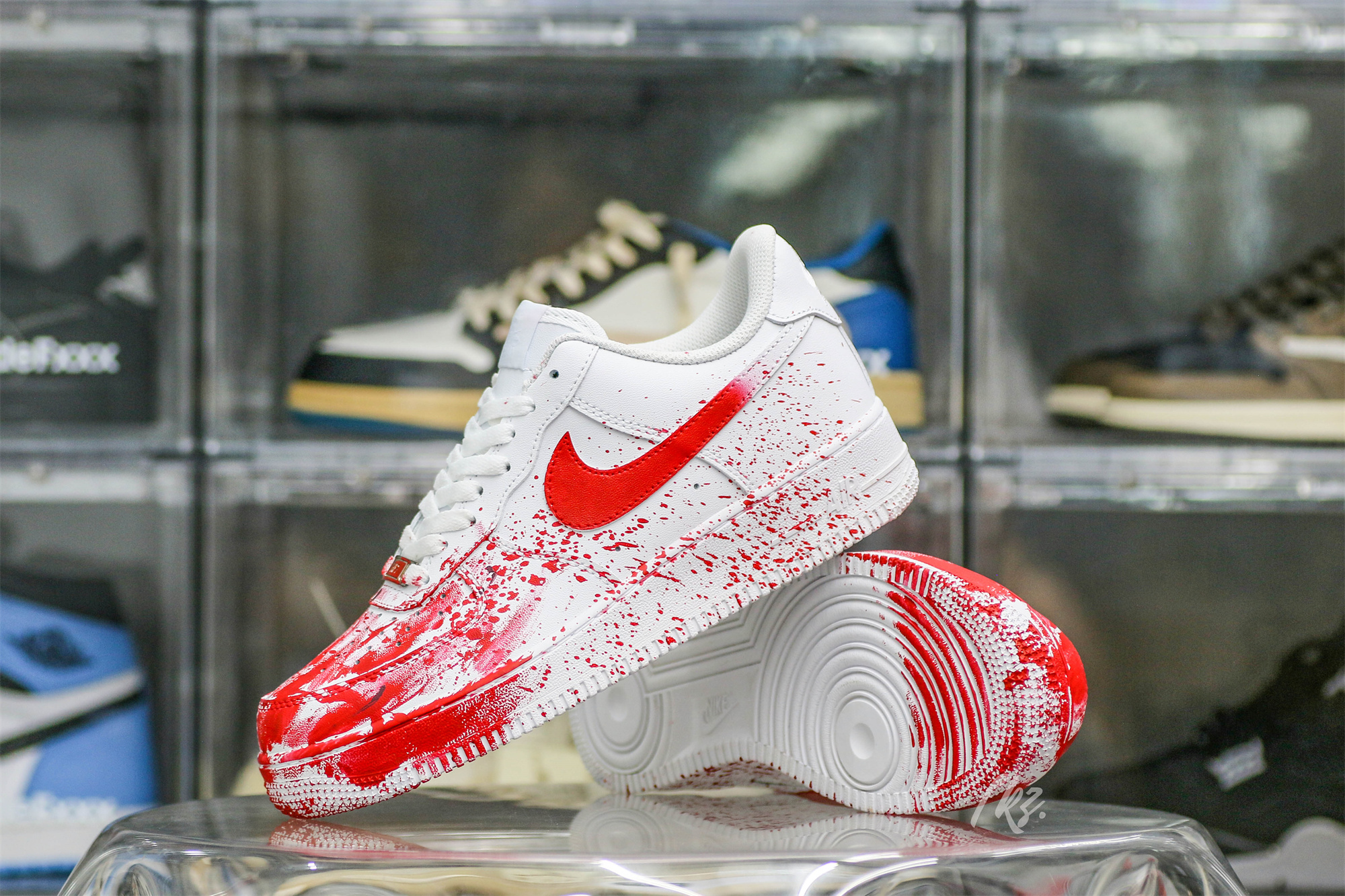 Air Force 1 Low Custom Blood Splatter