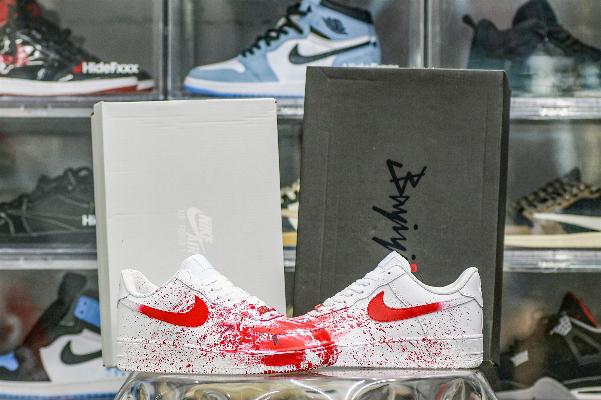 Air Force 1 Low Custom Blood Splatter