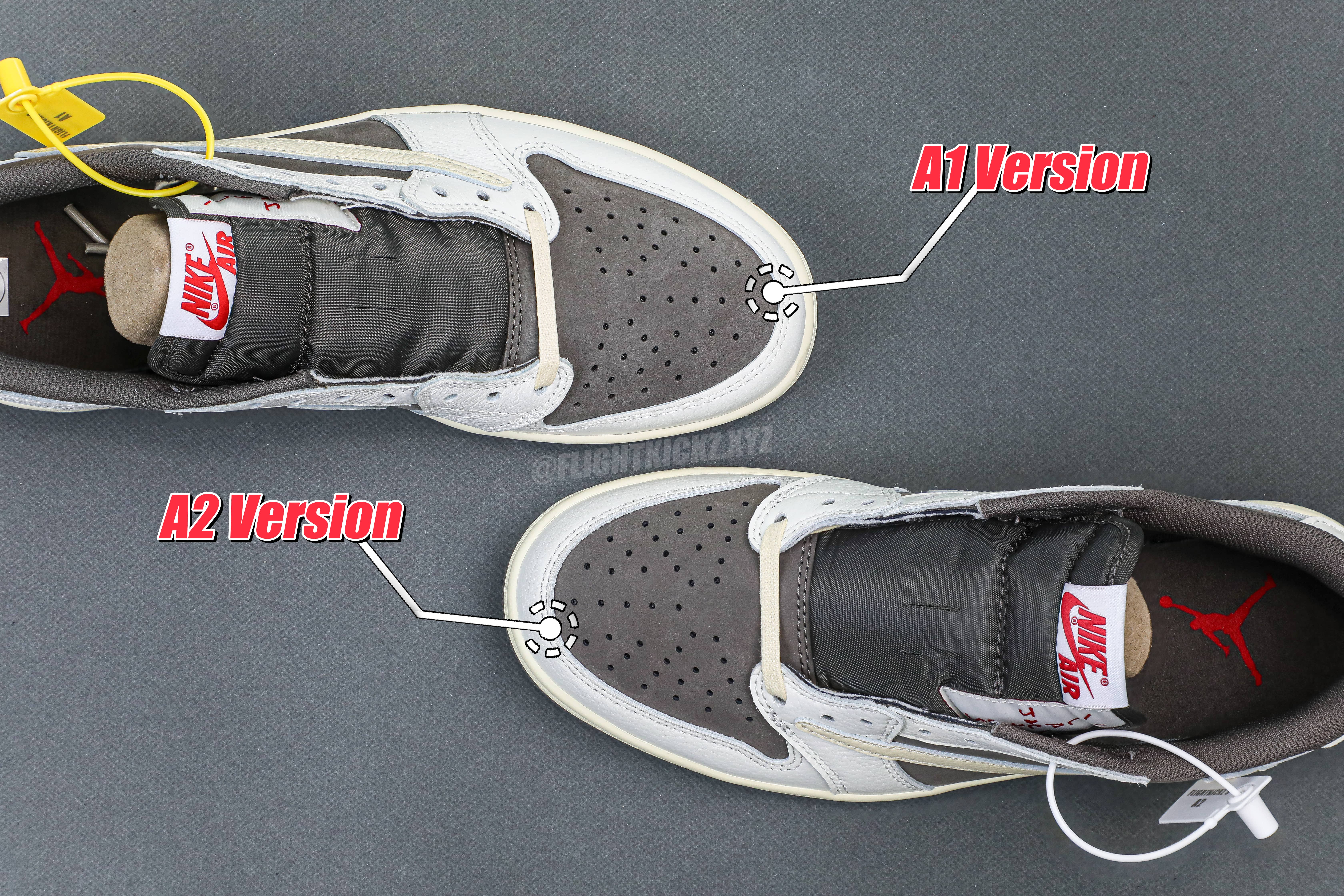 Travis Scott x Air Jordan 1 Low OG Reverse Mocha（A2 Batch)