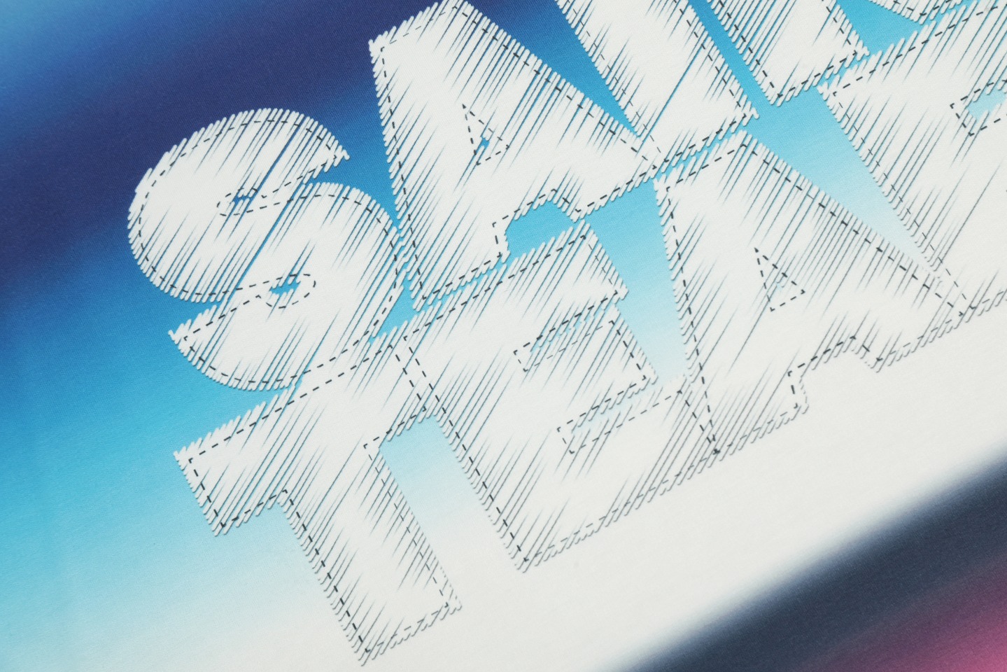 Saint Mich@el Tears Full Print Long Sleeve Blue Pink