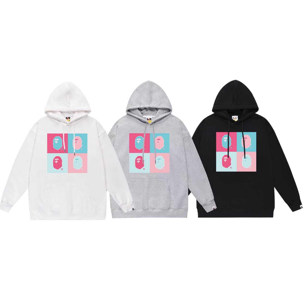 BAPE Ape Head four-in-one graphic hoodie