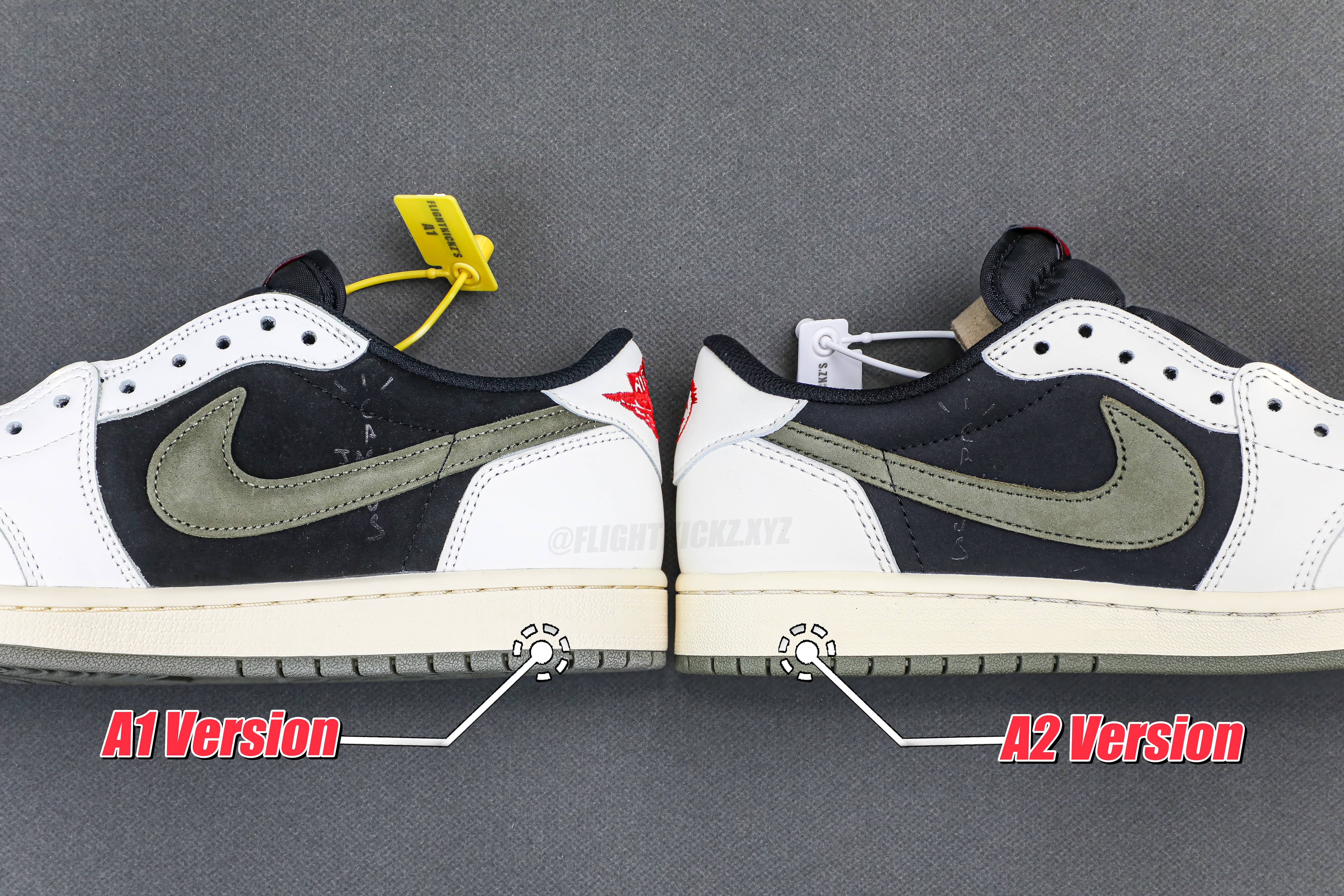 Travis Scott x Air Jordan 1 Low OG SP Olive（A2 Batch)