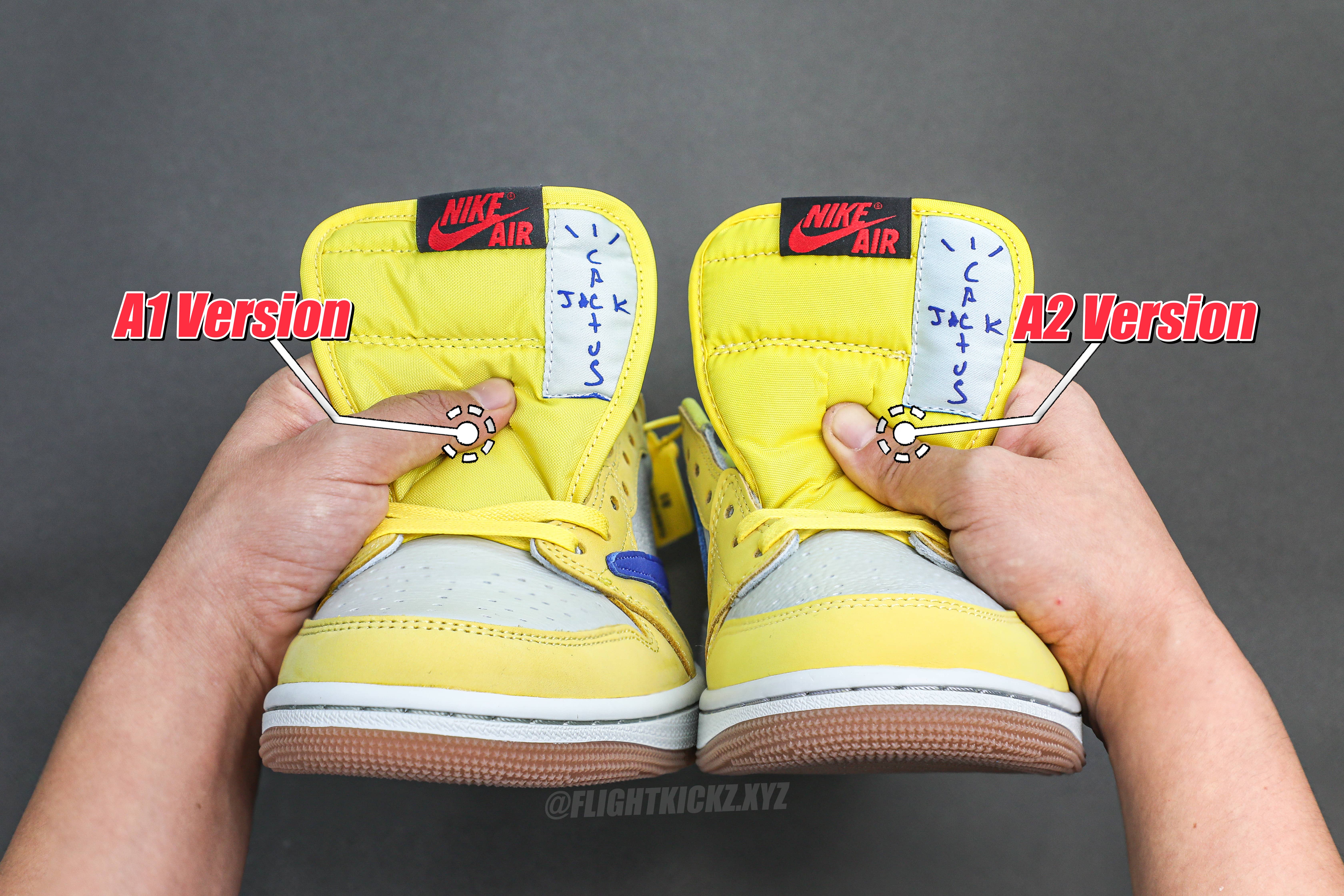 Travis Scott x Air Jordan 1 Retro Low OG SP “ElkinsCanary Yellow”（A2 Batch)