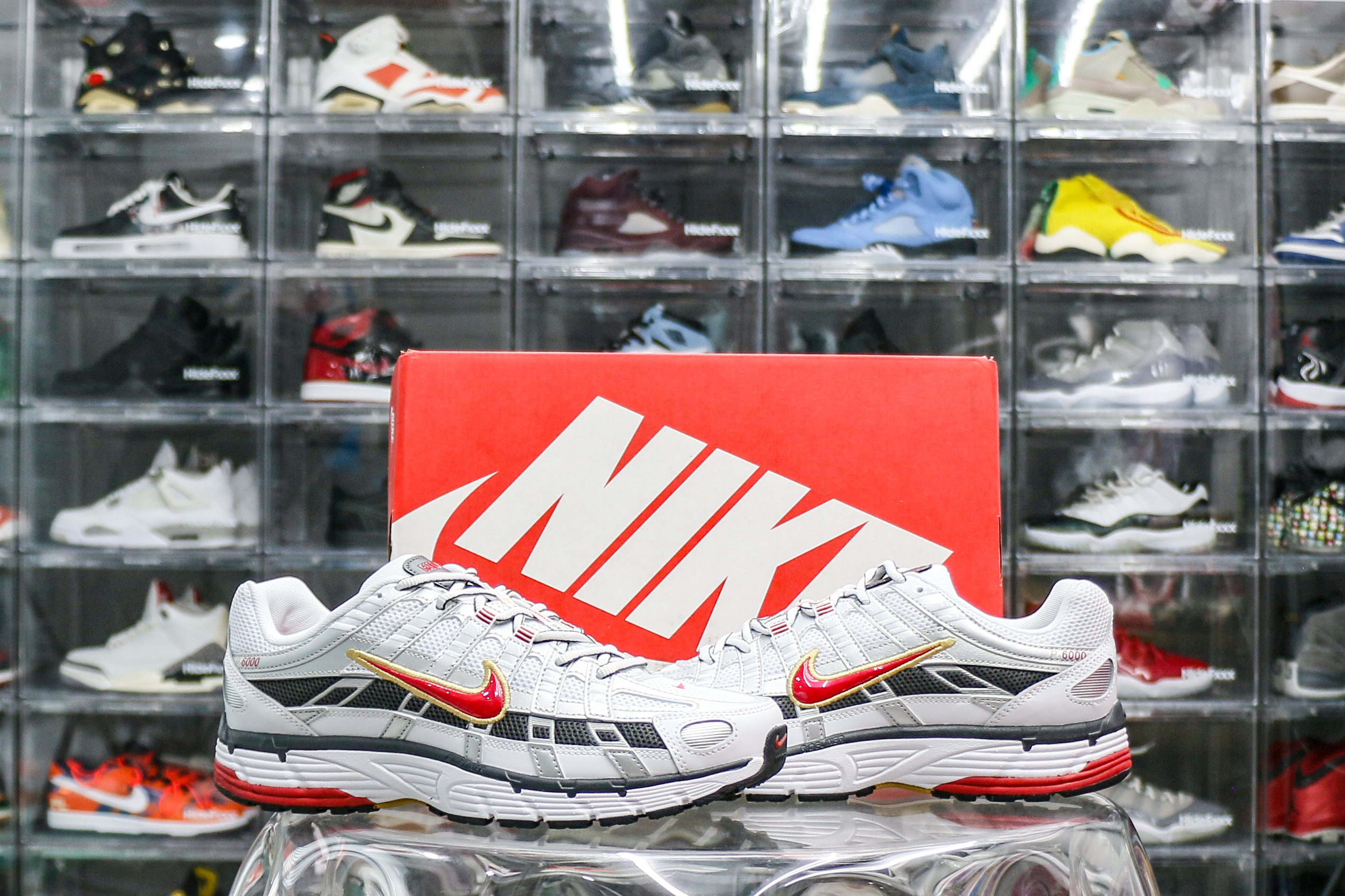 Nike P-6000 White Gold Red (Women’s)
