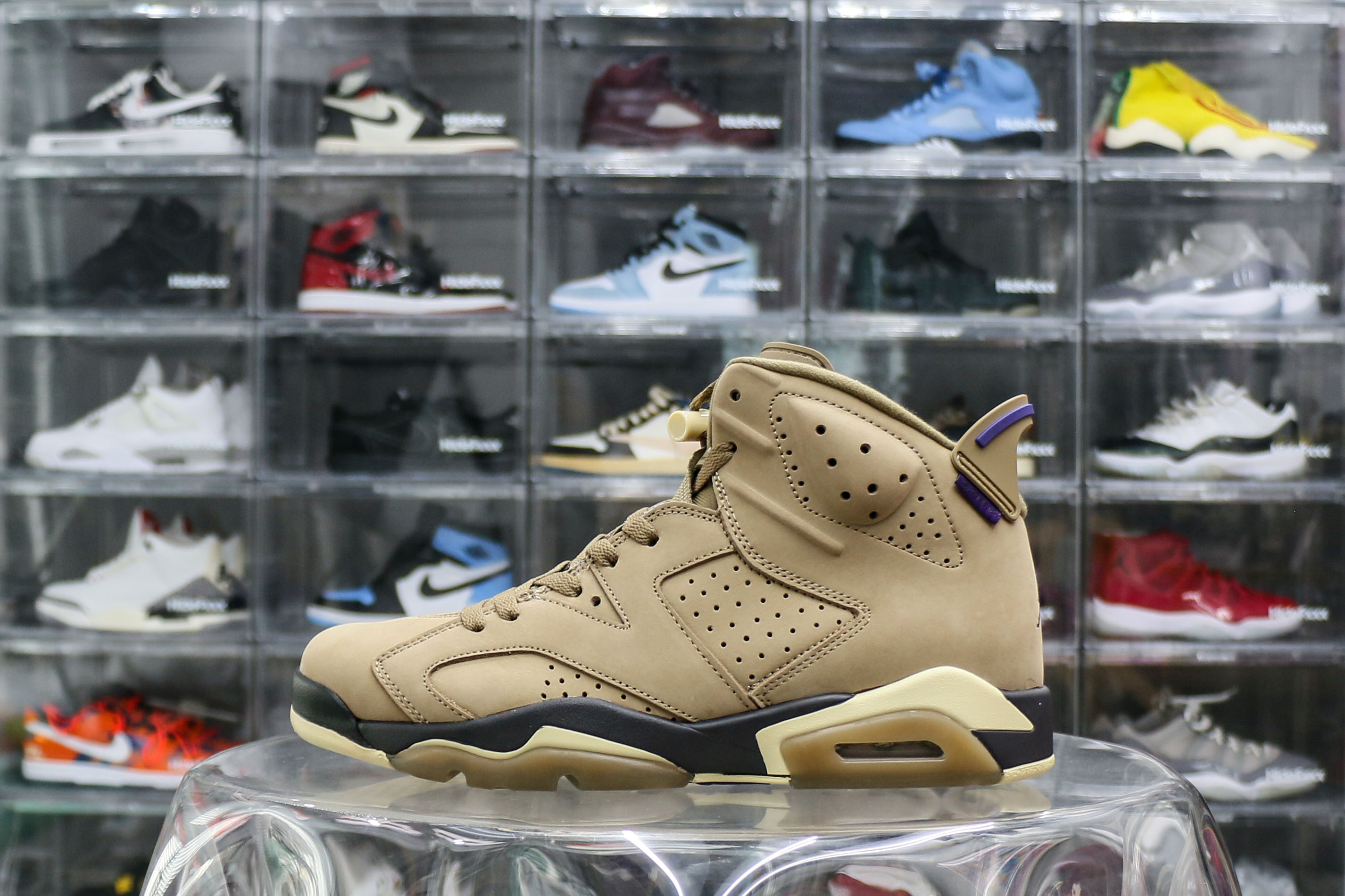 Air Jordan 6 Retro GORE TEX Brown Kelp Wmns