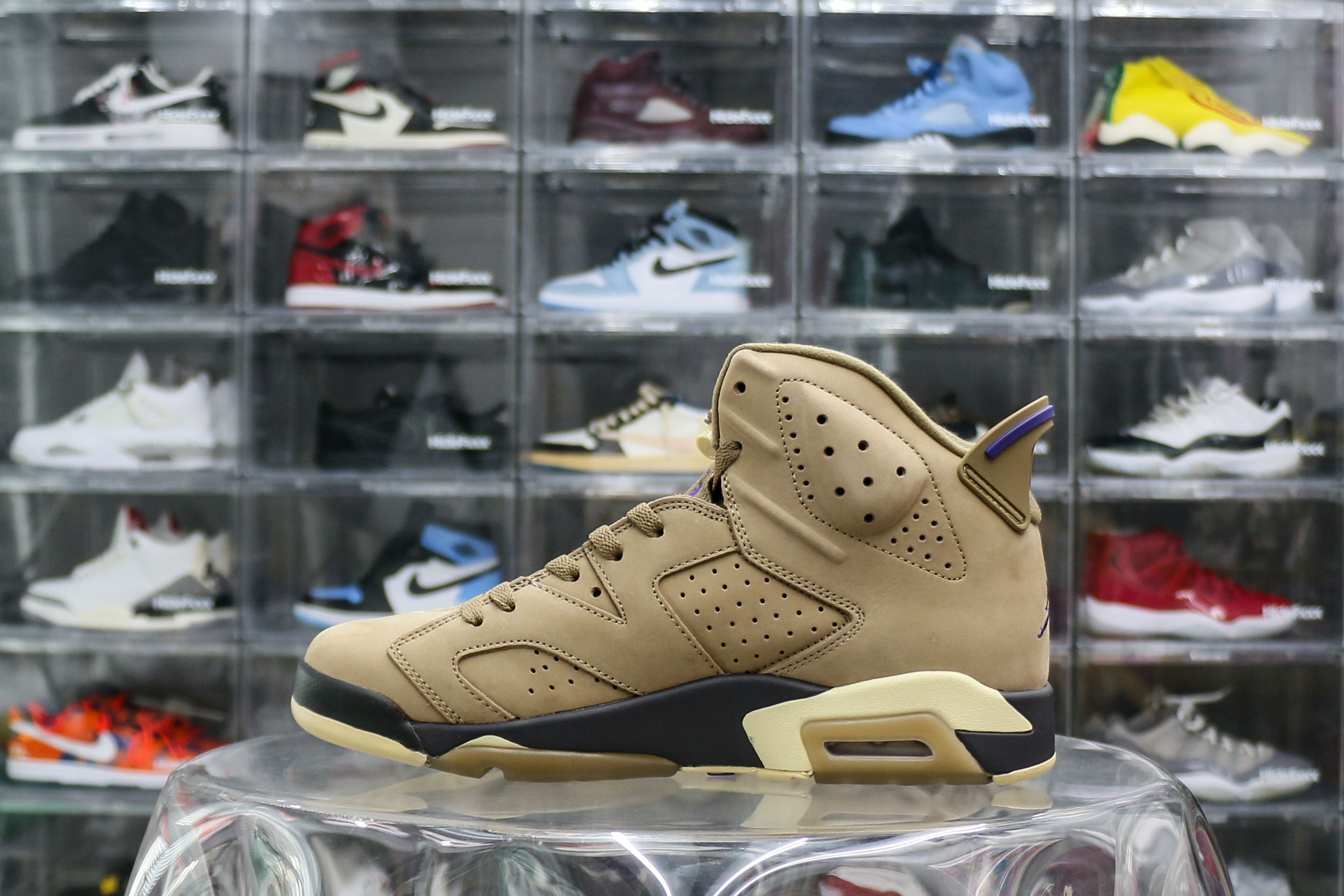 Air Jordan 6 Retro GORE TEX Brown Kelp Wmns