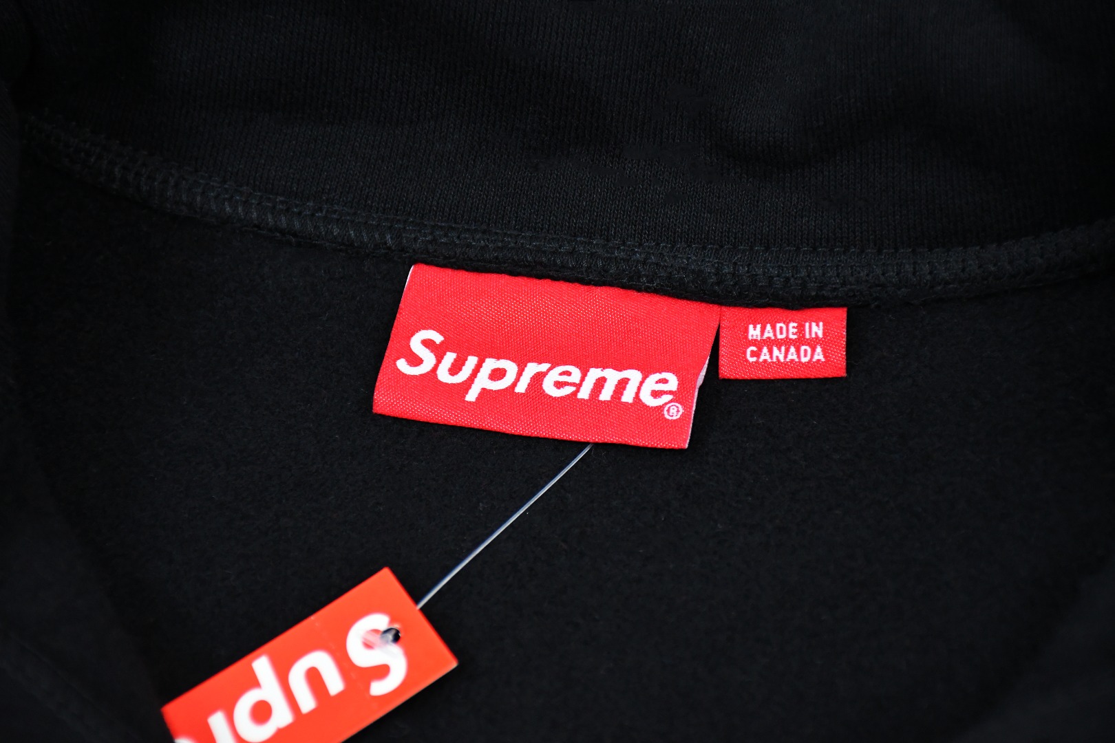 Suprem3 24FW Collegiate Half Zip Pullover Hoodie