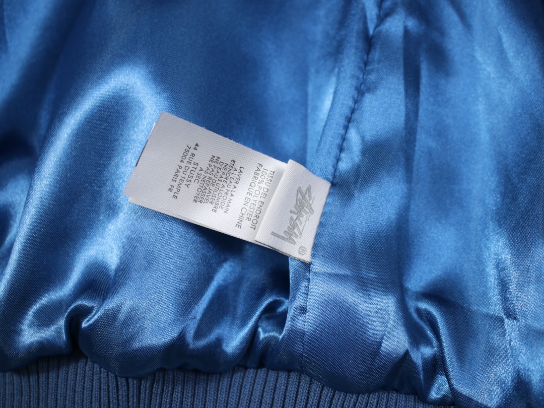 Stussy FW24 Embroidery ArmsVarsity Jacket