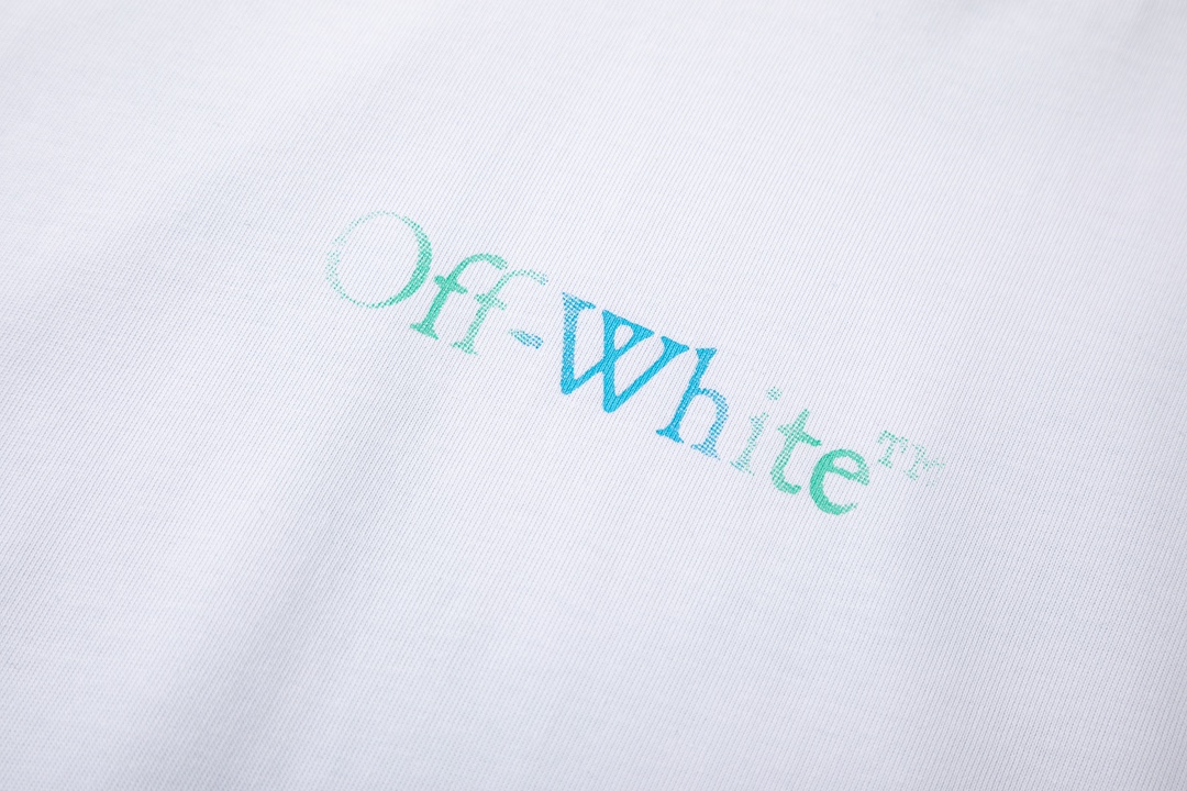 Off-White Green Blue Arrow T-Shirt
