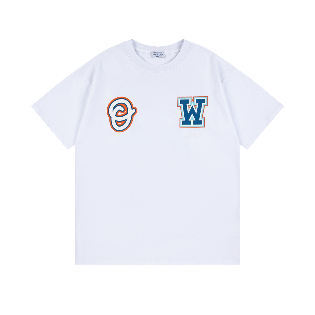 Off-White Blue Wiz skate T-Shirt
