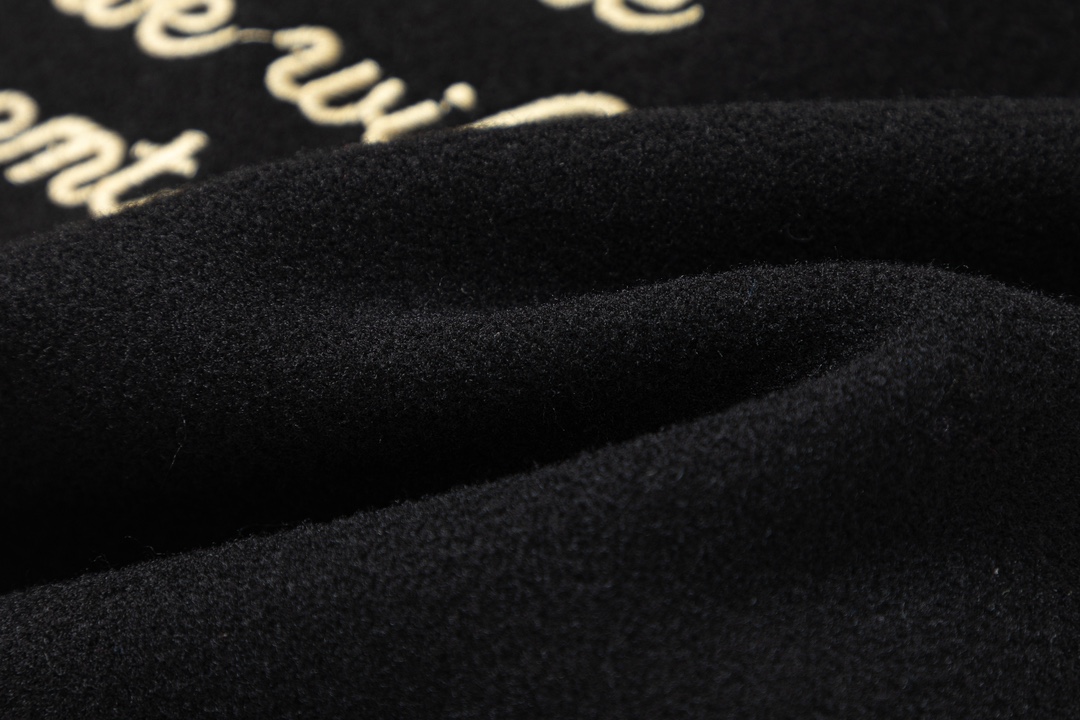 Off-White Embroidered Patchwork Leather Jacket