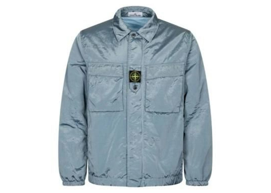 Stone 1sland Single-breasted cotton jacket