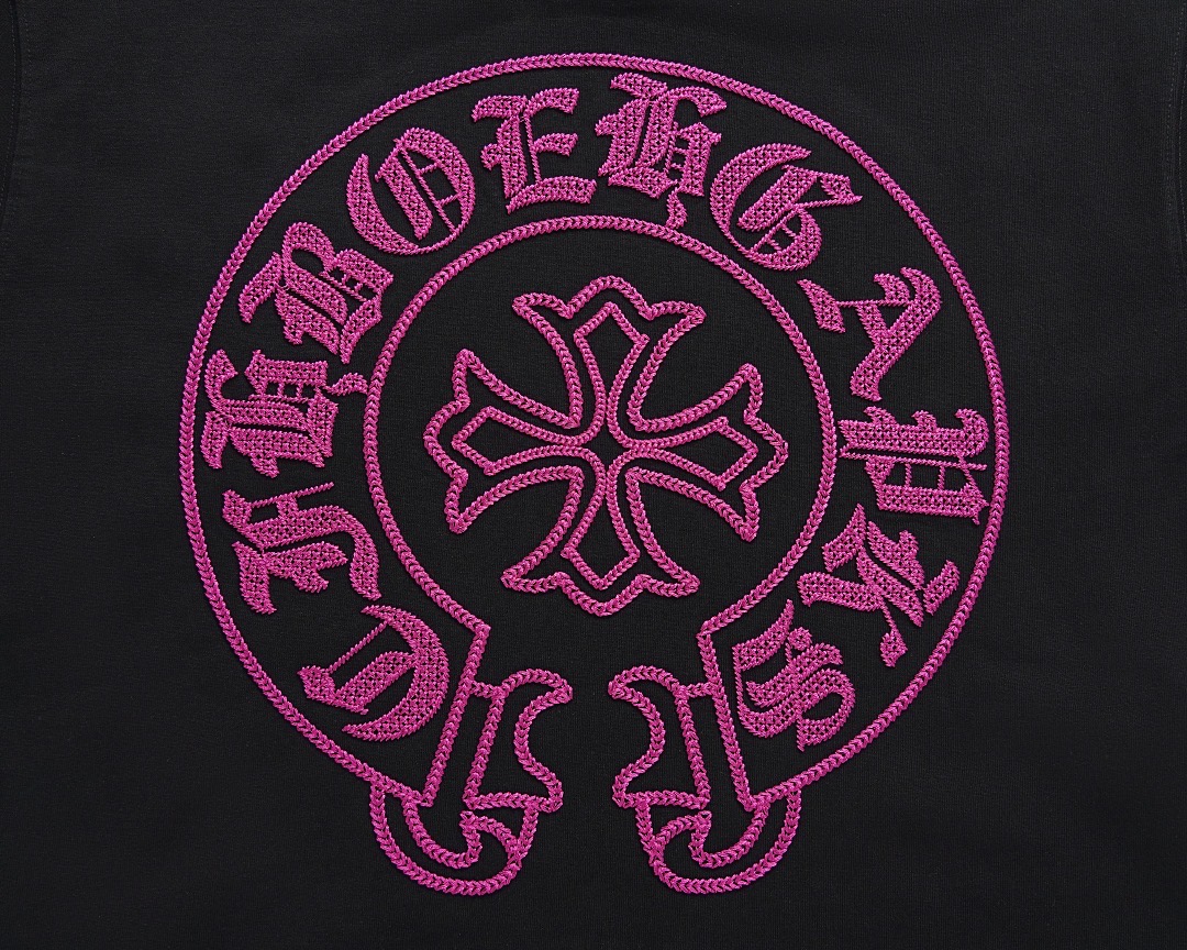 Chrome Hearts T-Shirt 2025 Appliqué heavy embroidery Tee