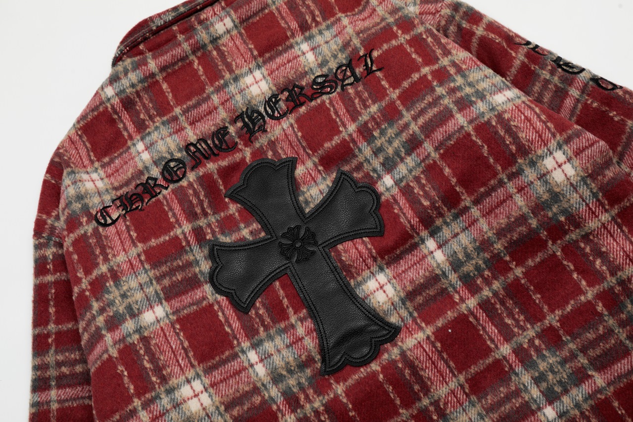 Chrome Hearts Plaid Flannel wool Jacket