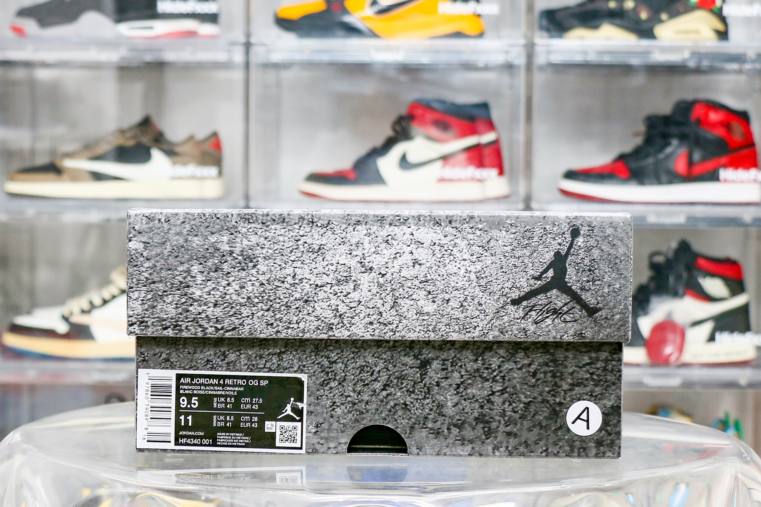 Nigel Sylvester X Jordan 4 Retro Brick By Brick Black