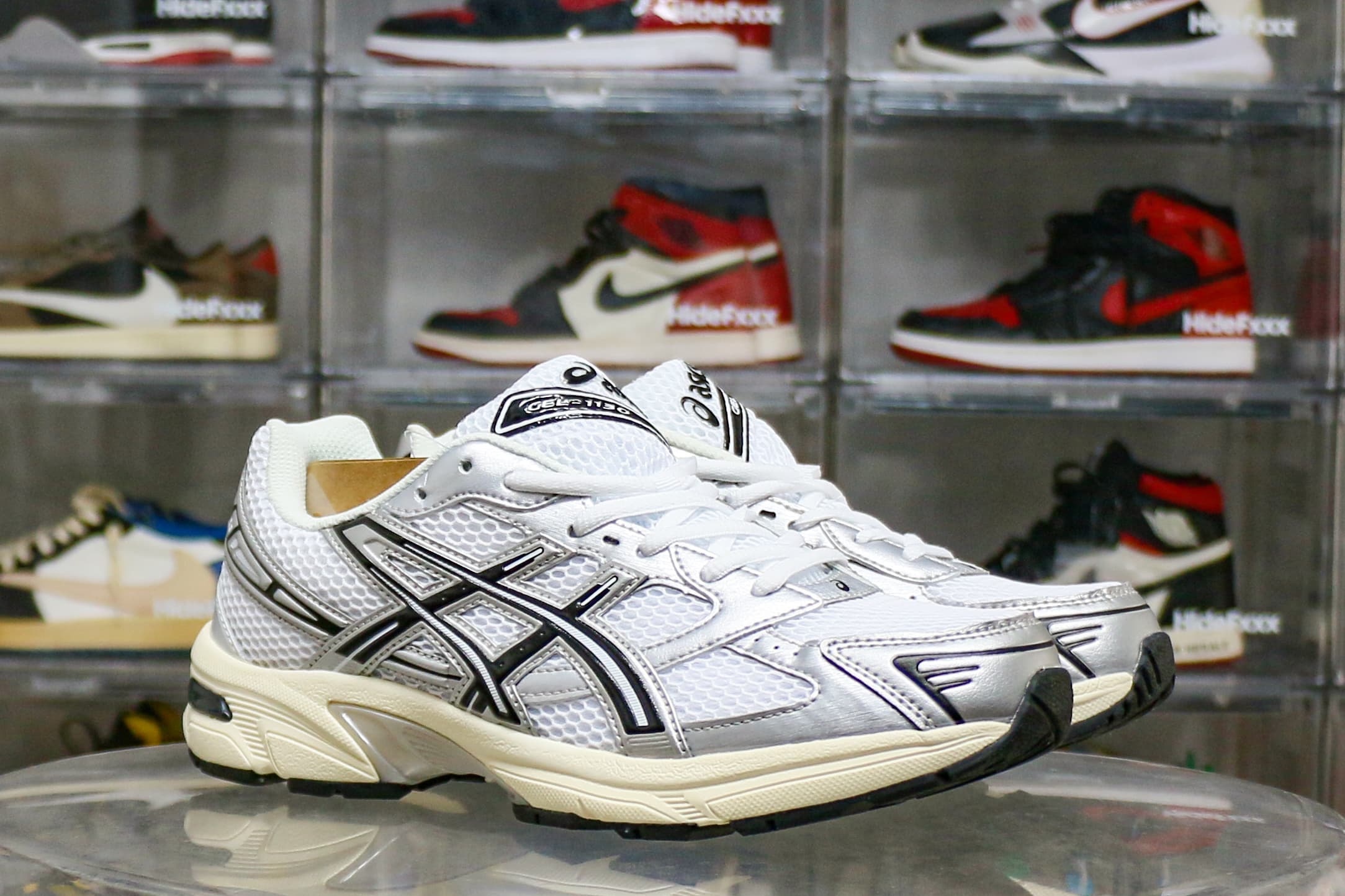 KITH × Asics Gel-1130 Cream/Scarab