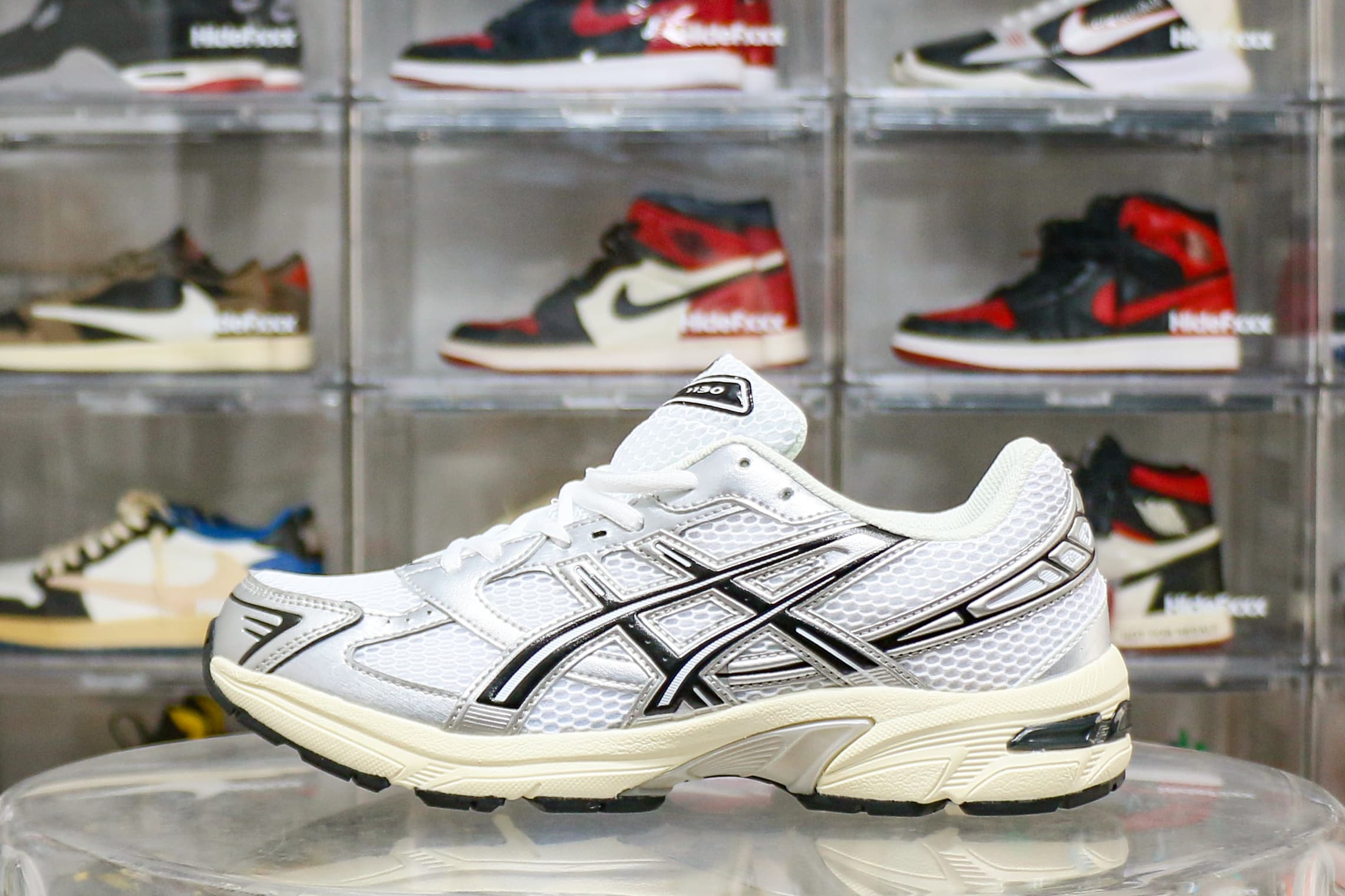 KITH × Asics Gel-1130 Cream/Scarab