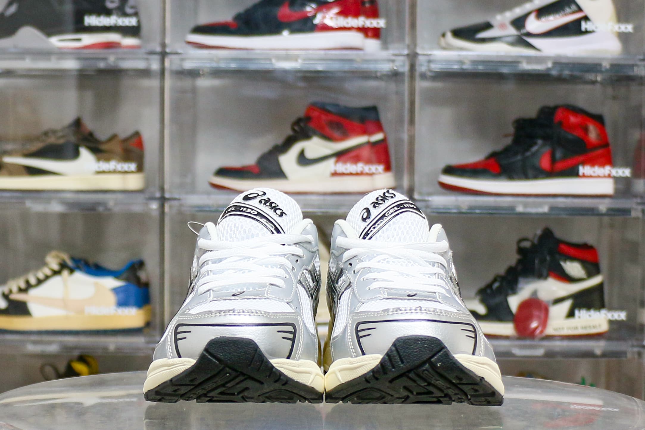 KITH × Asics Gel-1130 Cream/Scarab