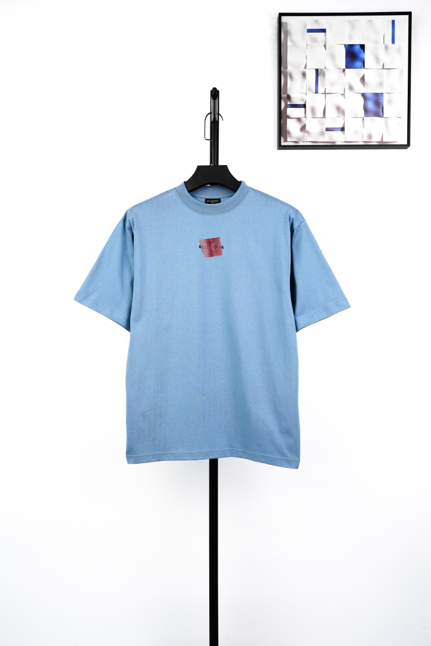 Balanciag@ Embroidery Adhesive Tee