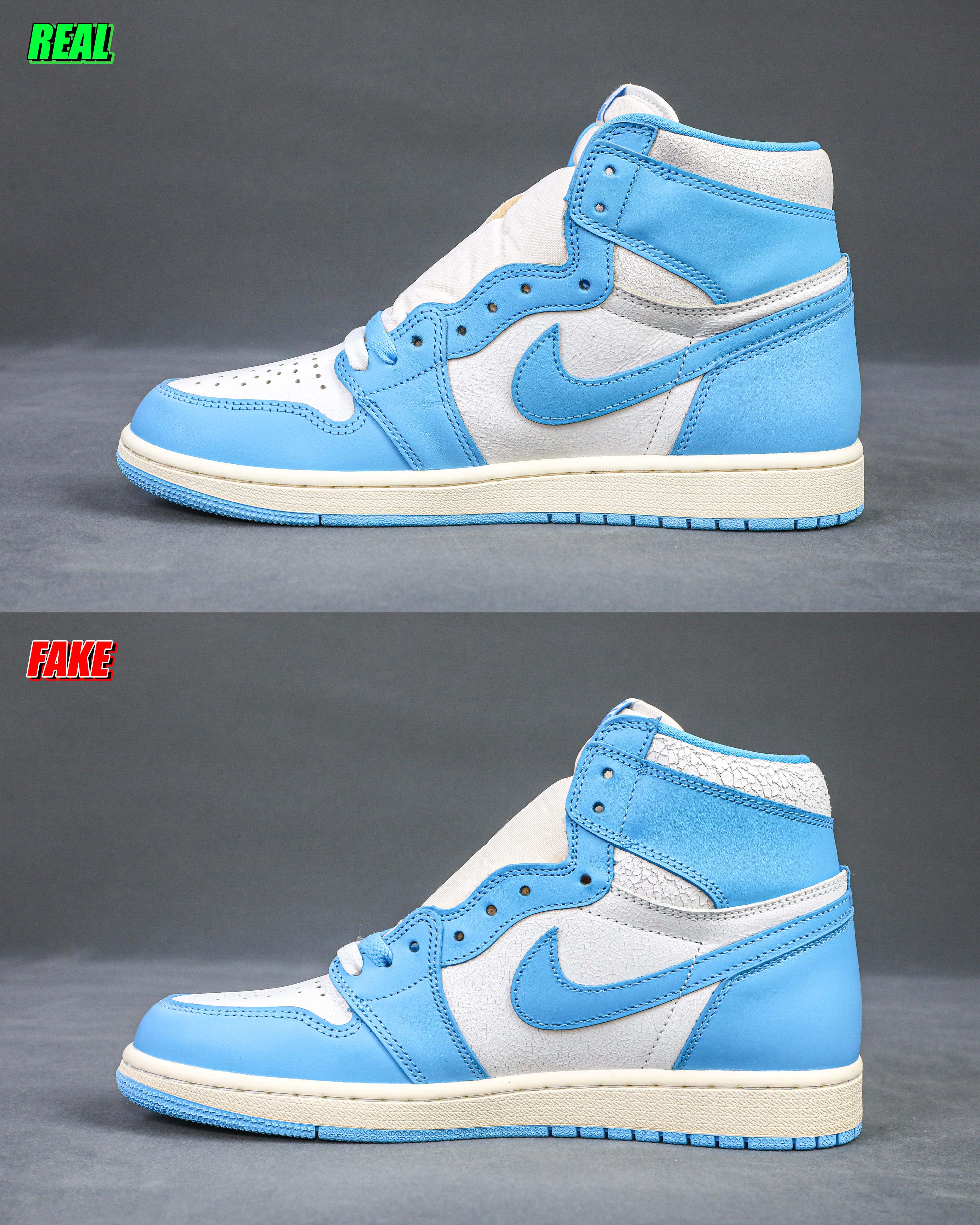 Jordan 1 Retro High OG UNC Reimagined 2025（Ln5 A1）