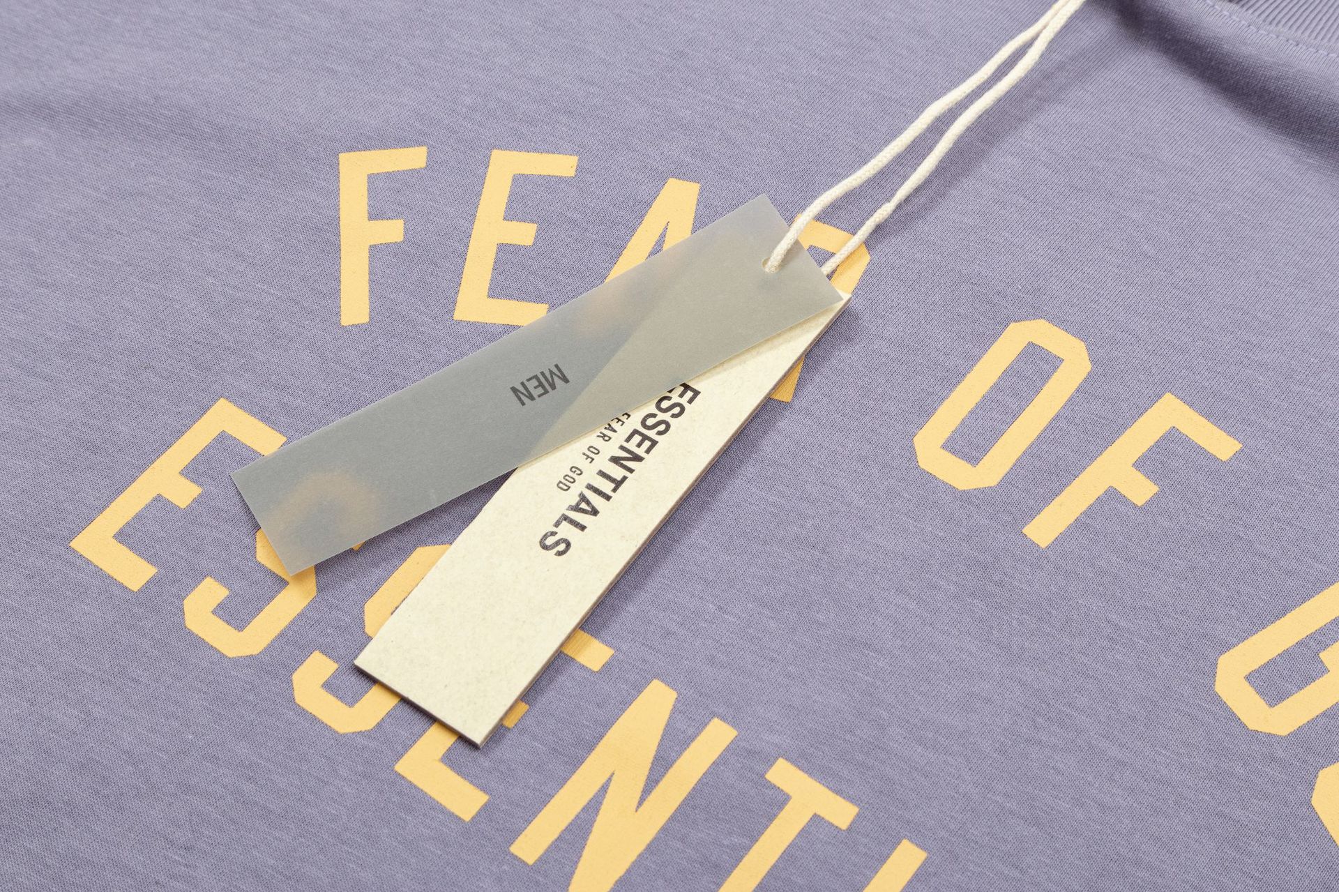 FOG Essentials 2025 Spring SummerLetter Print Short Sleeve T-Shirt